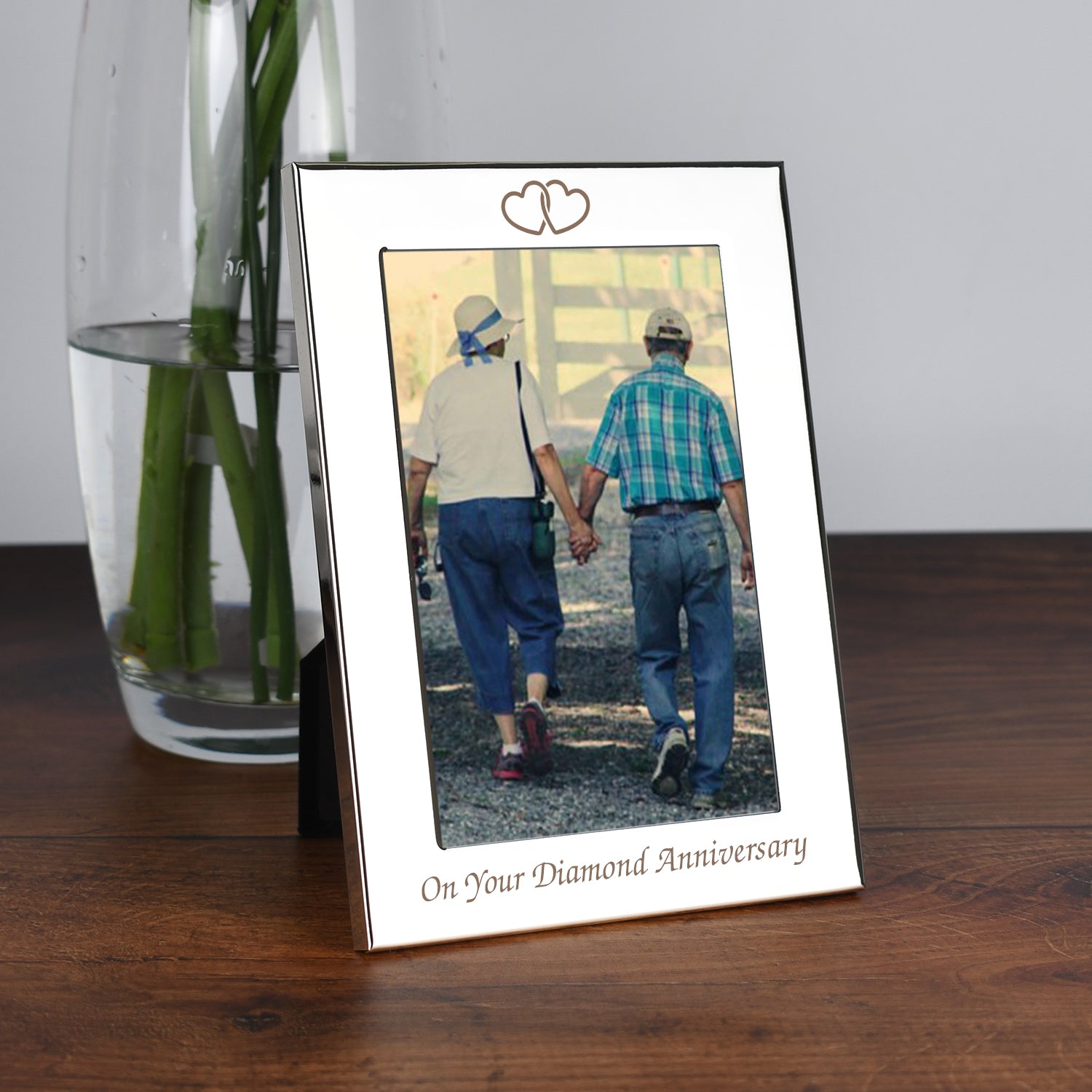 Silver 4x6 On Your Diamond Wedding Anniversary Photo Frame - Photo Frames