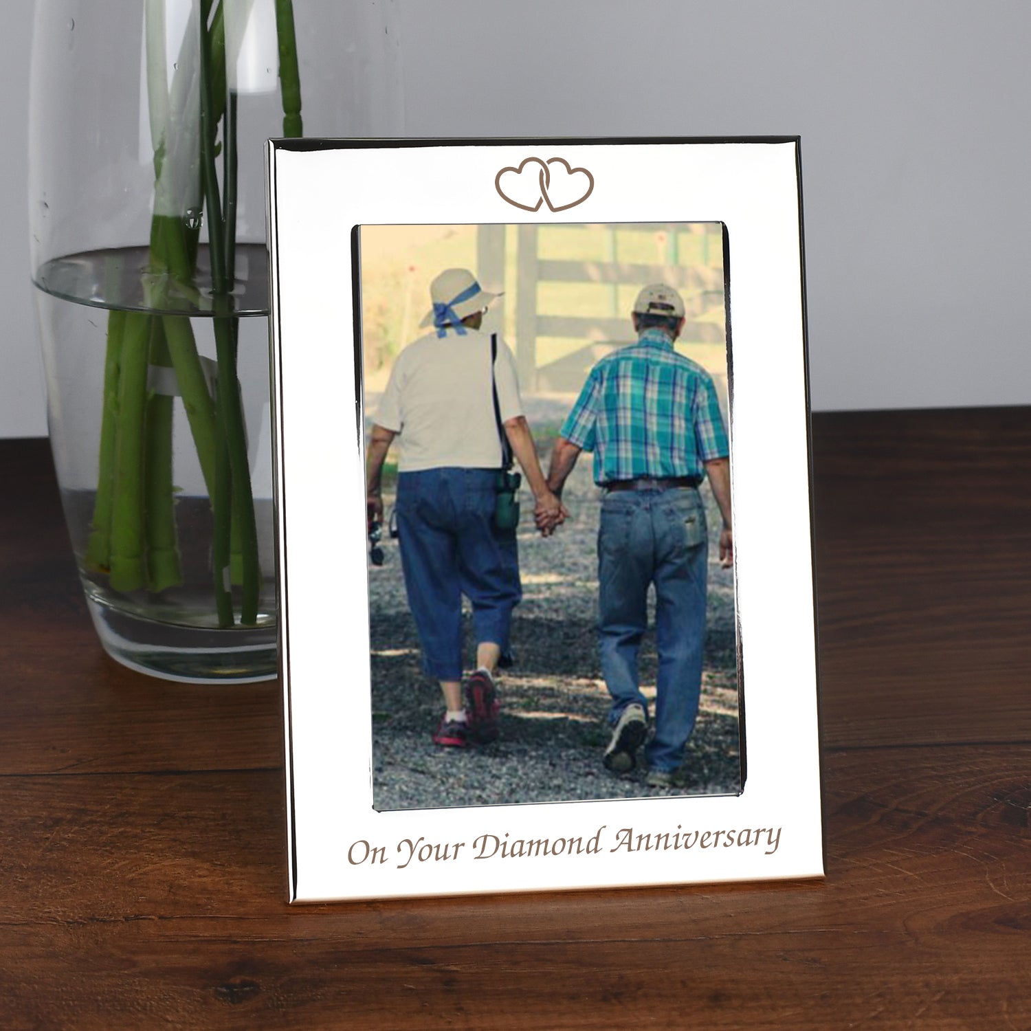 Silver 4x6 On Your Diamond Wedding Anniversary Photo Frame - Photo Frames