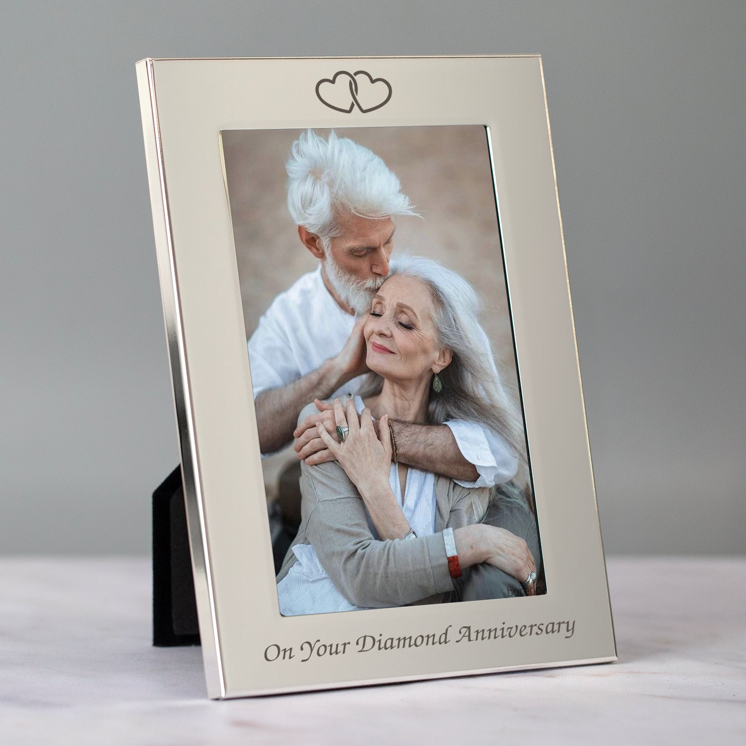 Silver 4x6 On Your Diamond Wedding Anniversary Photo Frame - Photo Frames