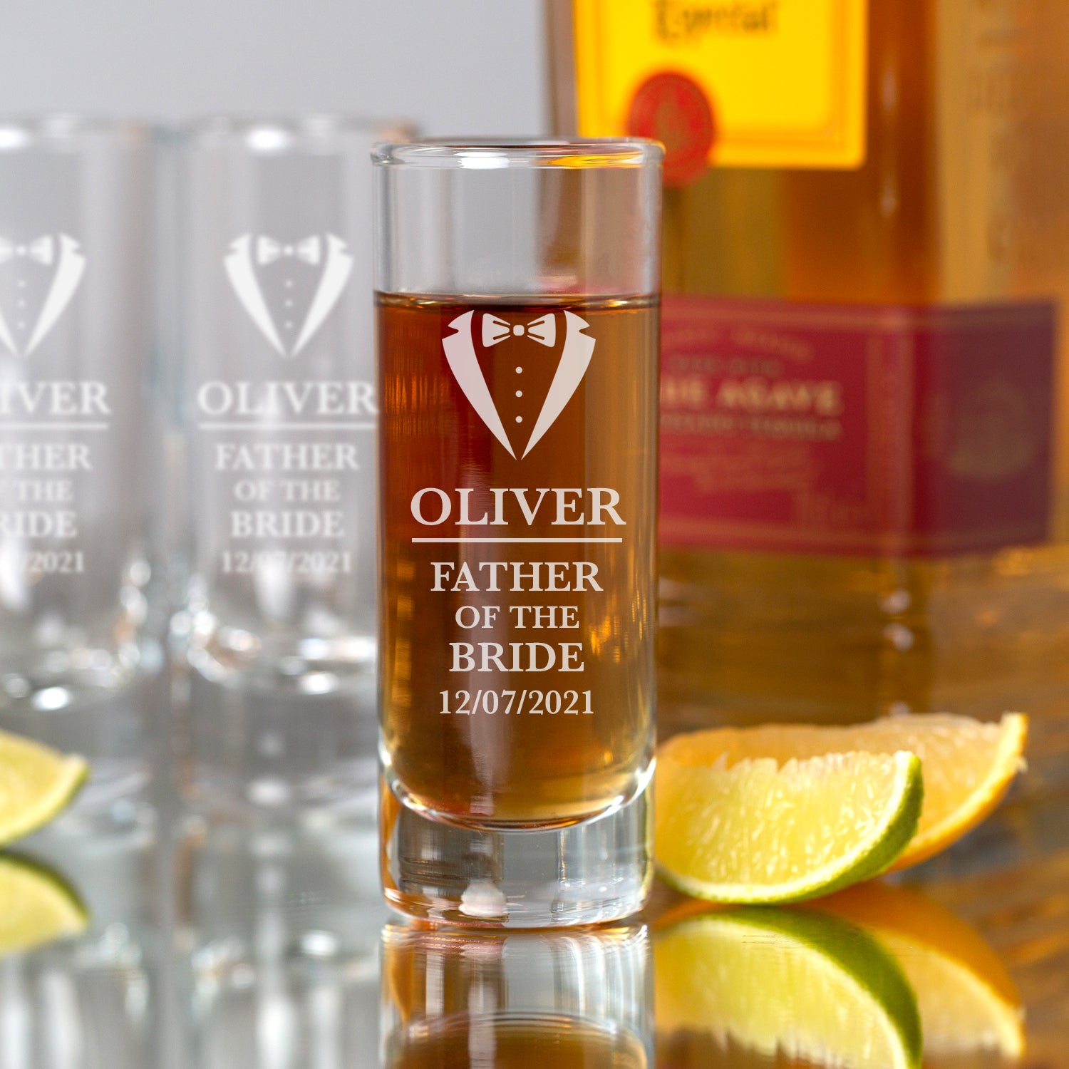 Personalised Father of the Bride Shot Glass - Shot Glass