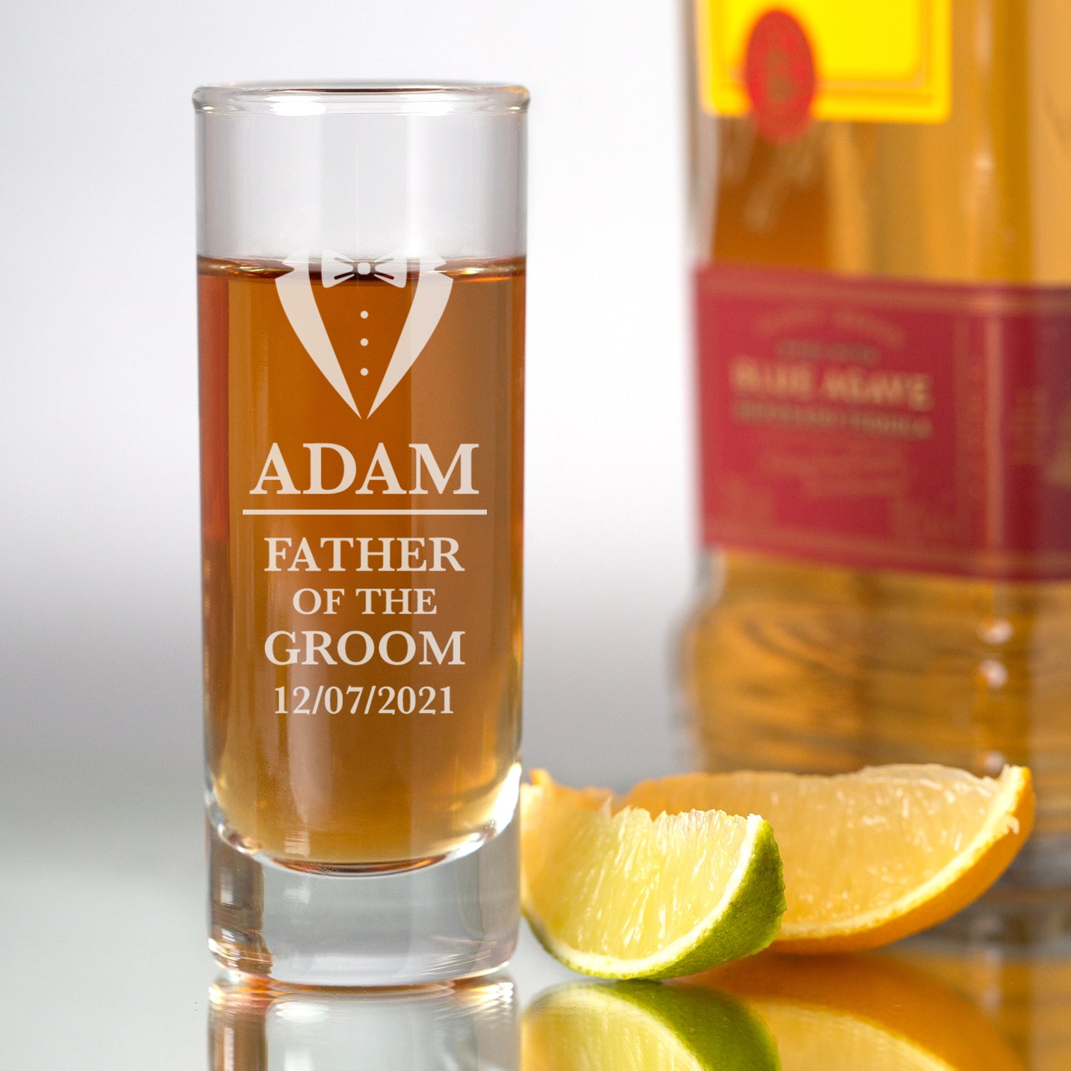 Personalised Father of the Groom Shot Glass - Shot Glass