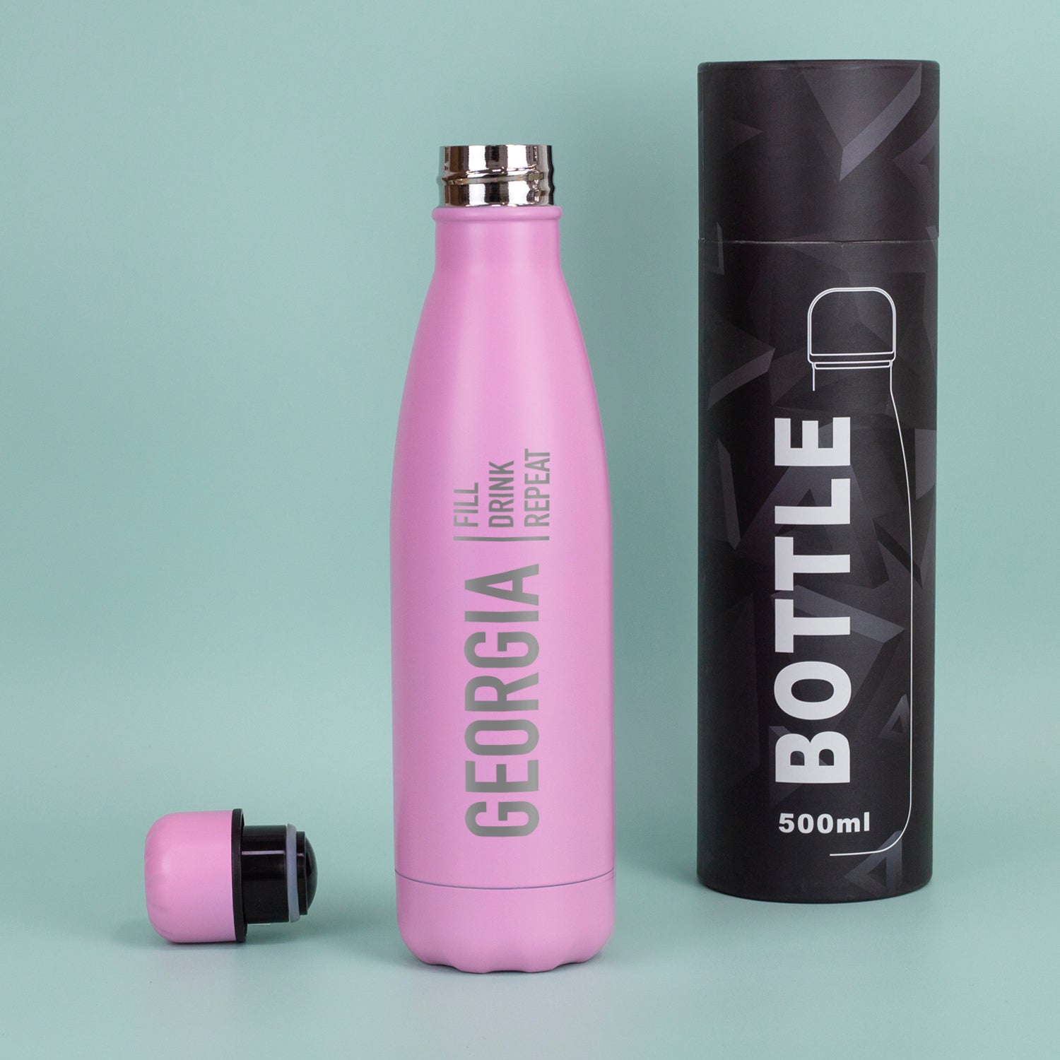 Personalised Fill Drink Repeat Thermos Water Bottle - Thermos Water Bottles