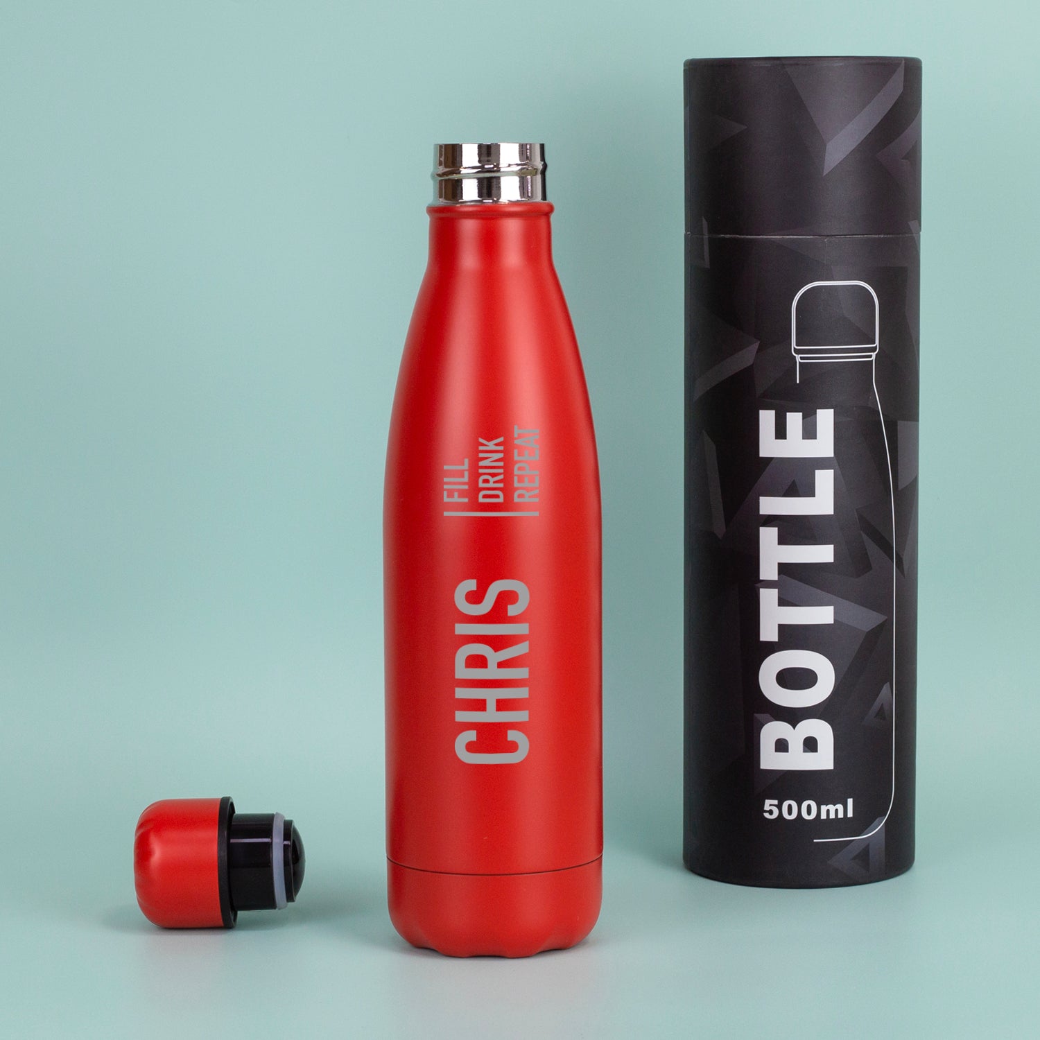 Personalised Fill Drink Repeat Thermos Water Bottle - Thermos Water Bottles