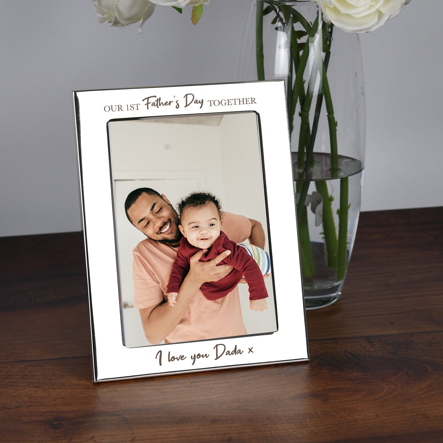 Personalised Our 1st Father’s Day Together 5x7 Photo Frame - Photo Frames