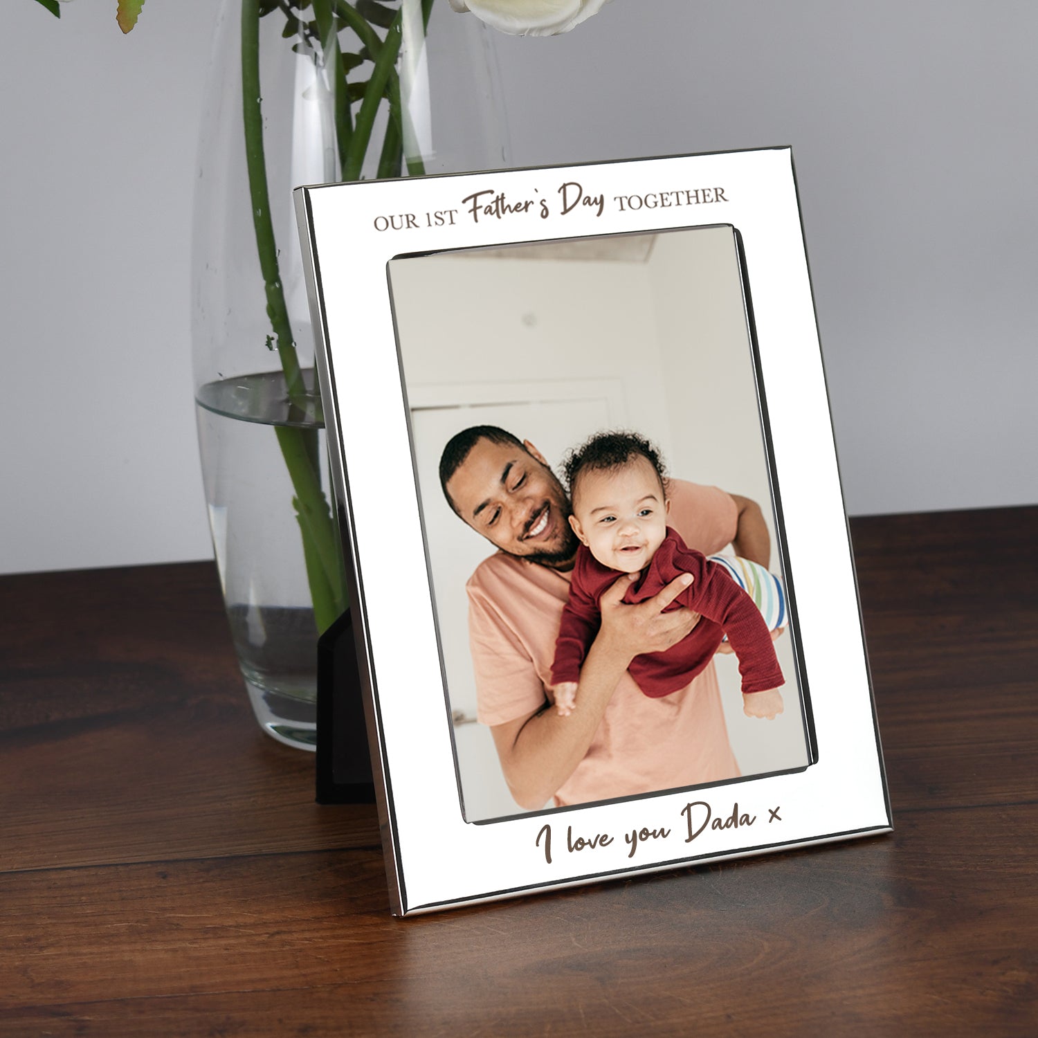 Personalised Our 1st Father’s Day Together 5x7 Photo Frame - Photo Frames