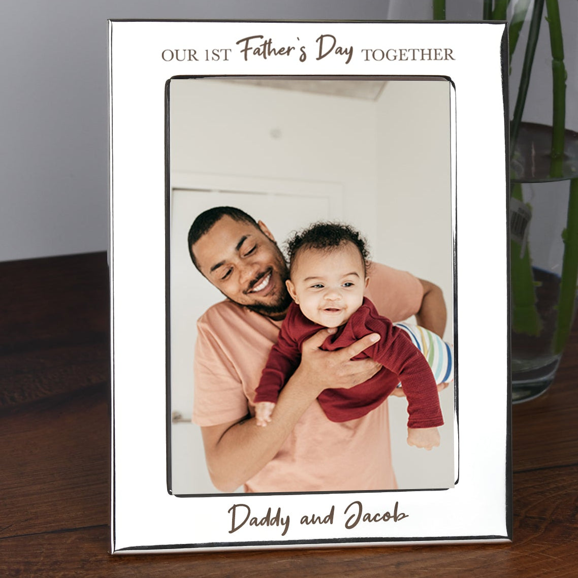 Personalised Our 1st Father’s Day Together 5x7 Photo Frame - Photo Frames