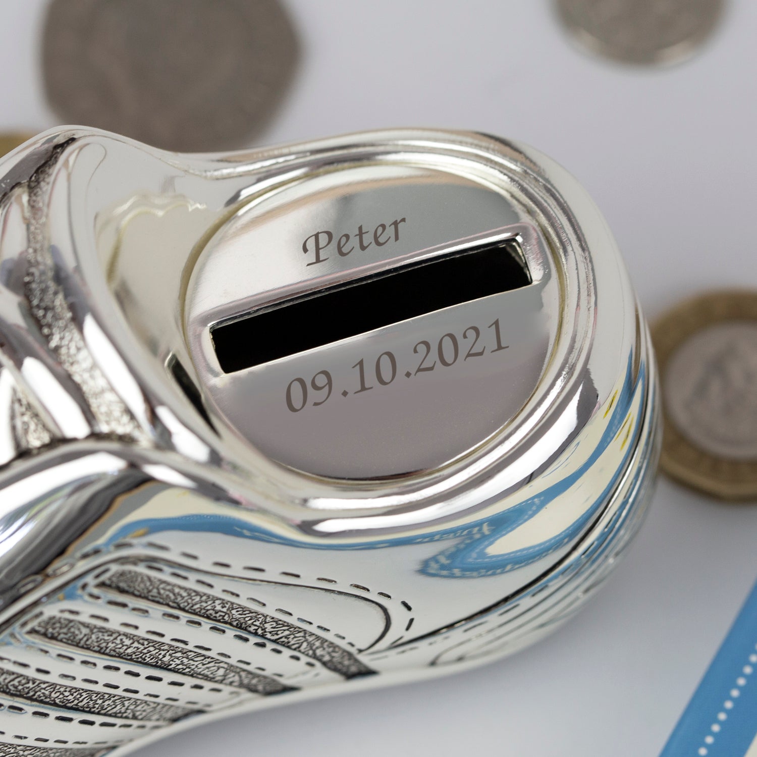 Personalised Message Football Boot Money Box - Money Boxes