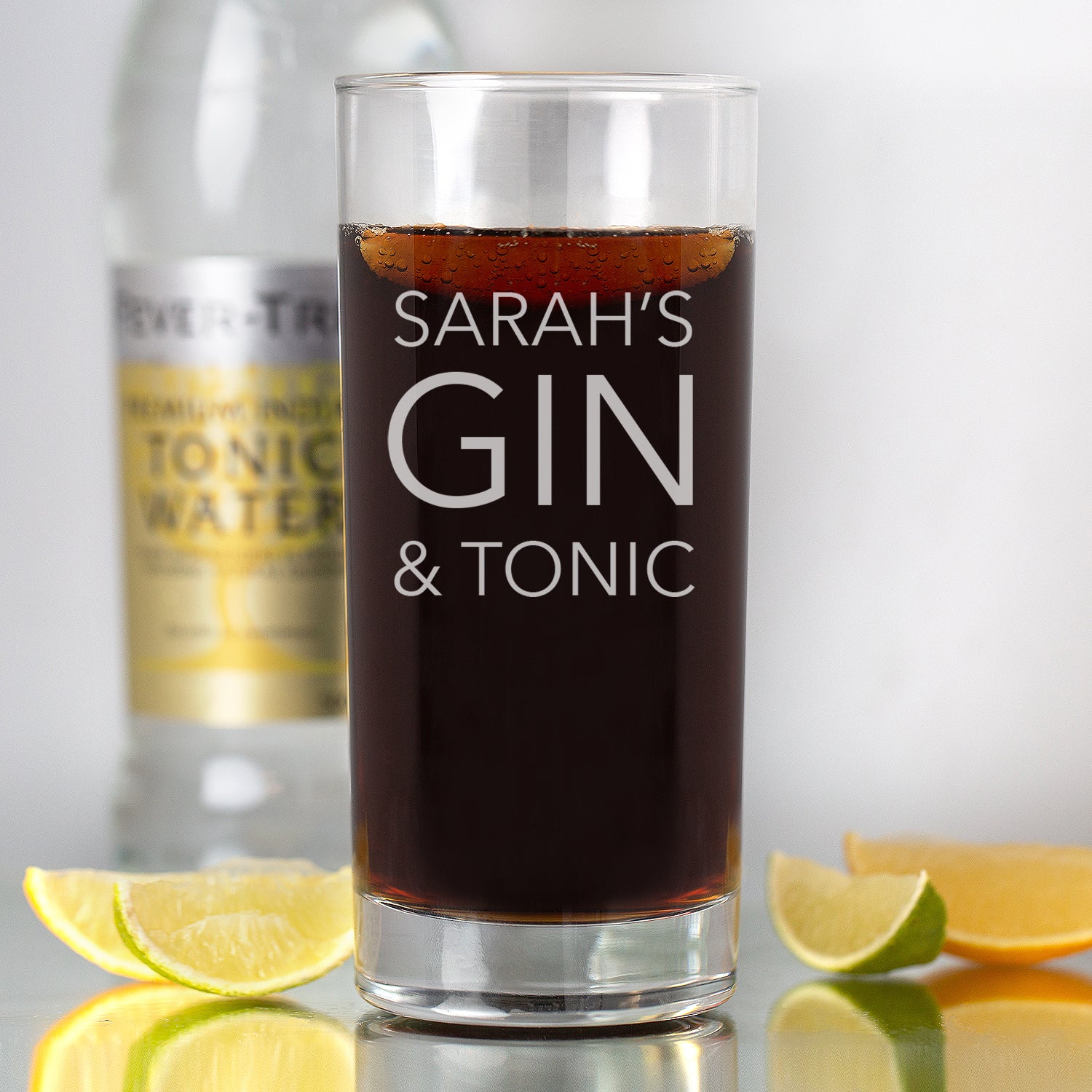Personalised Gin & Tonic Hi Ball Glass - Hi Ball Glass