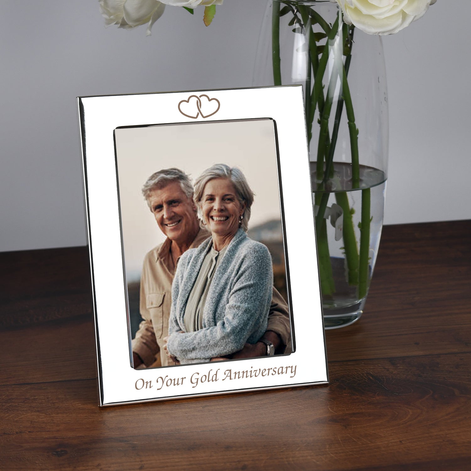 Silver 5x7 On Your Golden Wedding Anniversary Photo Frame - Photo Frames
