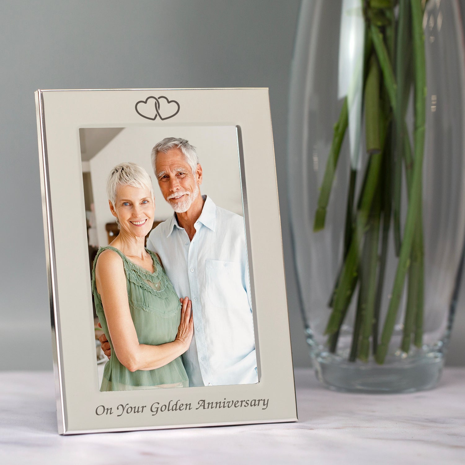 Silver 4x6 On Your Golden Wedding Anniversary Photo Frame - Photo Frames