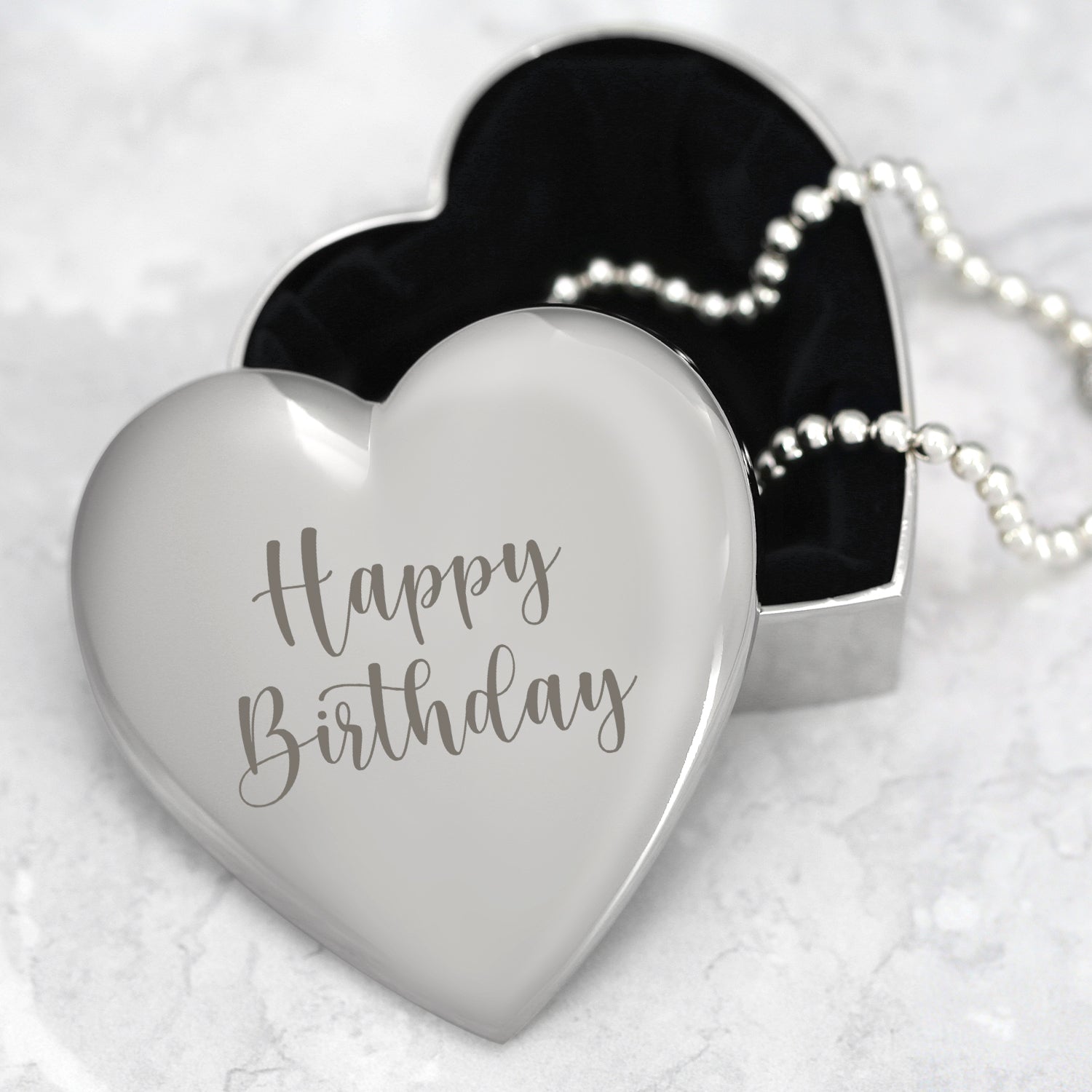 Happy Birthday Heart Trinket Box - Trinket Box