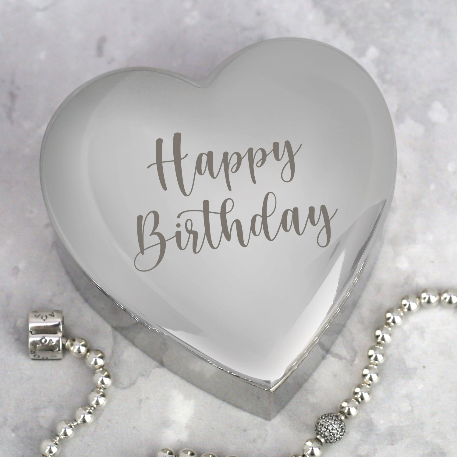 Happy Birthday Heart Trinket Box - Trinket Box