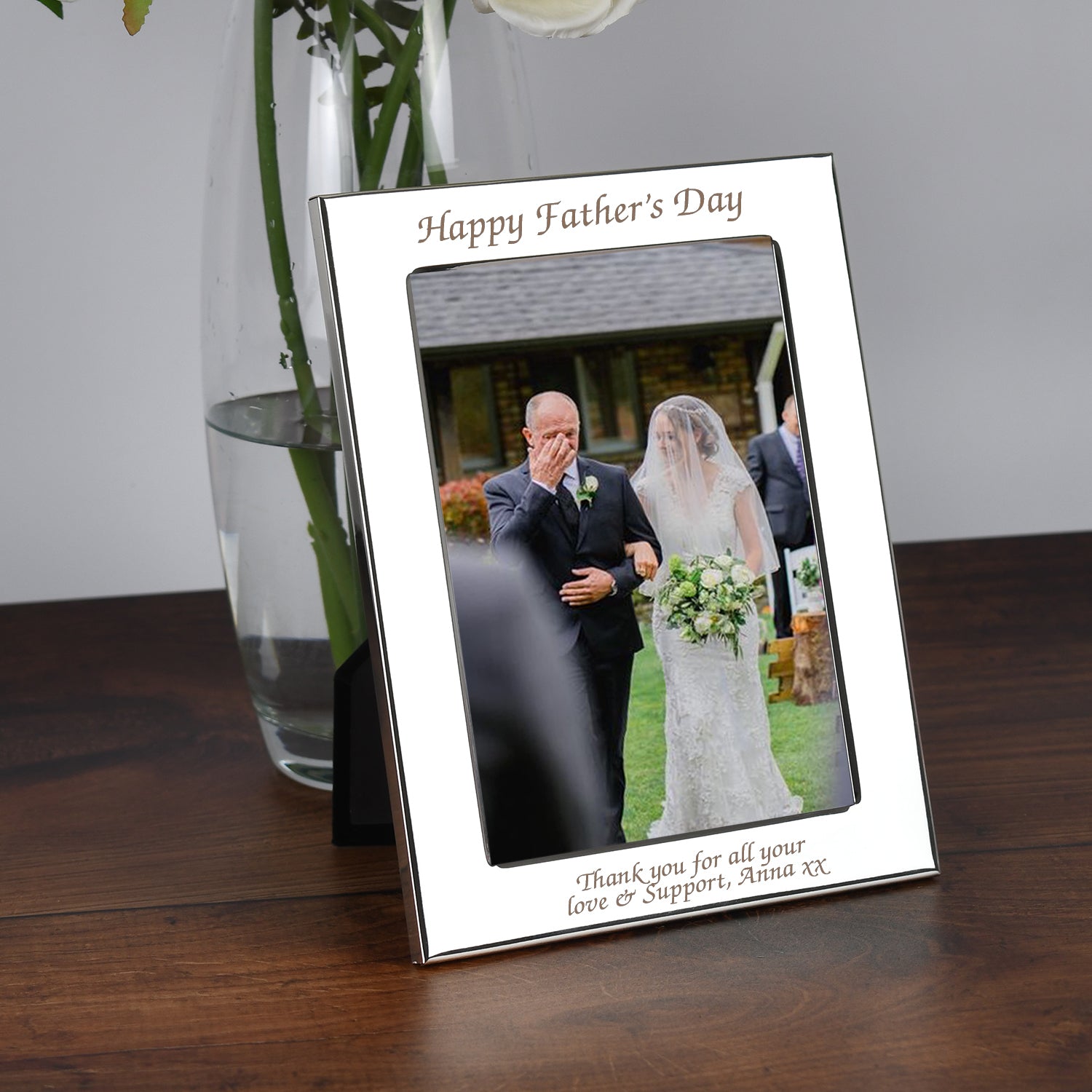 Personalised Happy Father’s Day 5x7 Photo Frame - Photo Frames