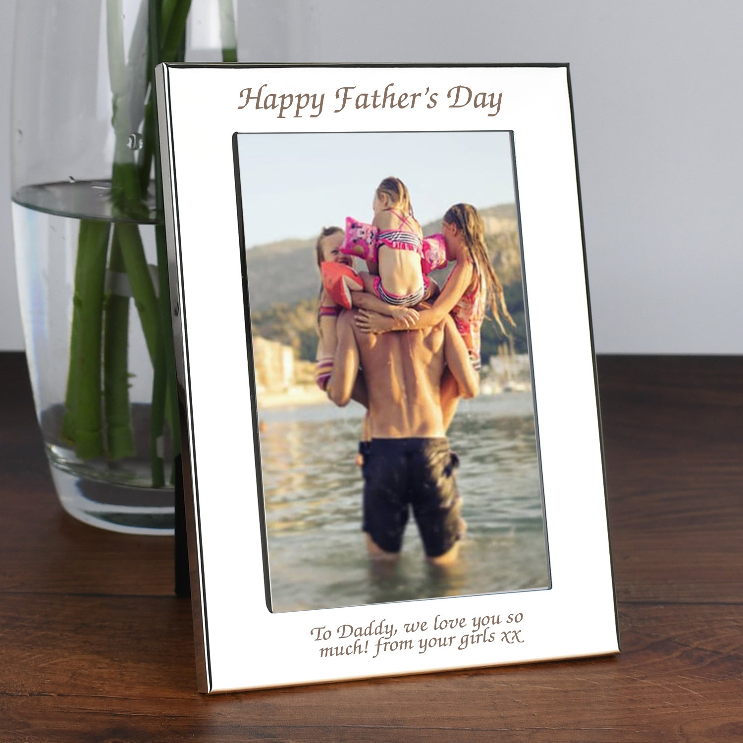 Personalised Happy Father’s Day 4x6 Photo Frame - Photo Frames