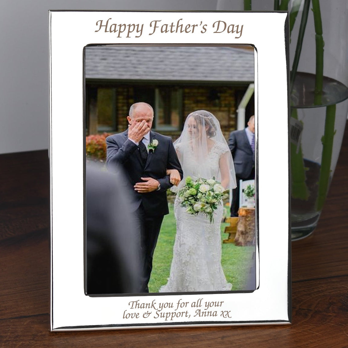 Personalised Happy Father’s Day 5x7 Photo Frame - Photo Frames