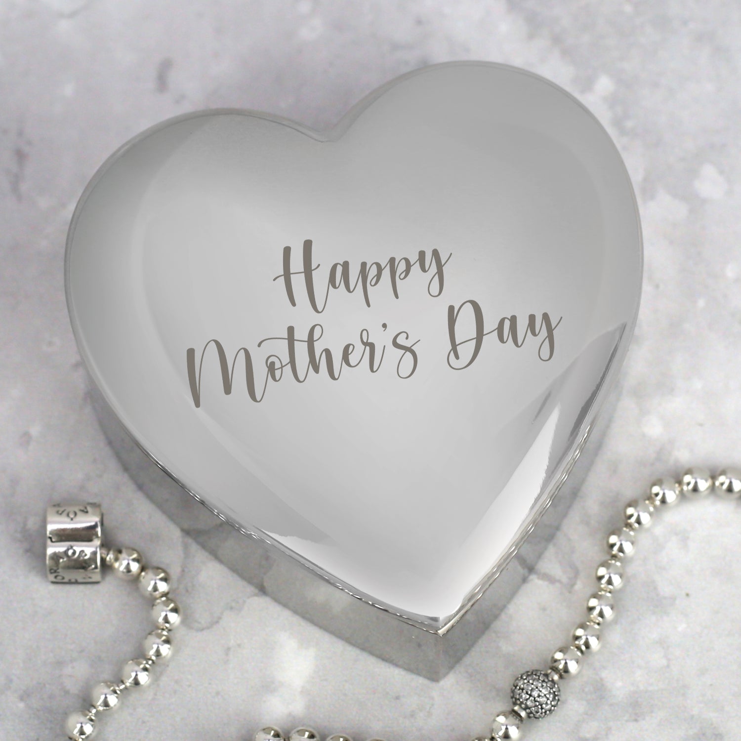 Happy Mother’s Day Heart Trinket Box - Trinket Box