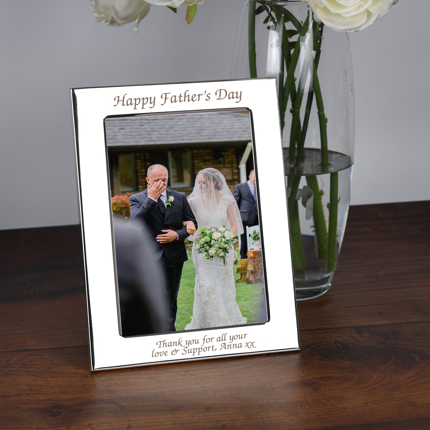 Personalised Happy Father’s Day 5x7 Photo Frame - Photo Frames