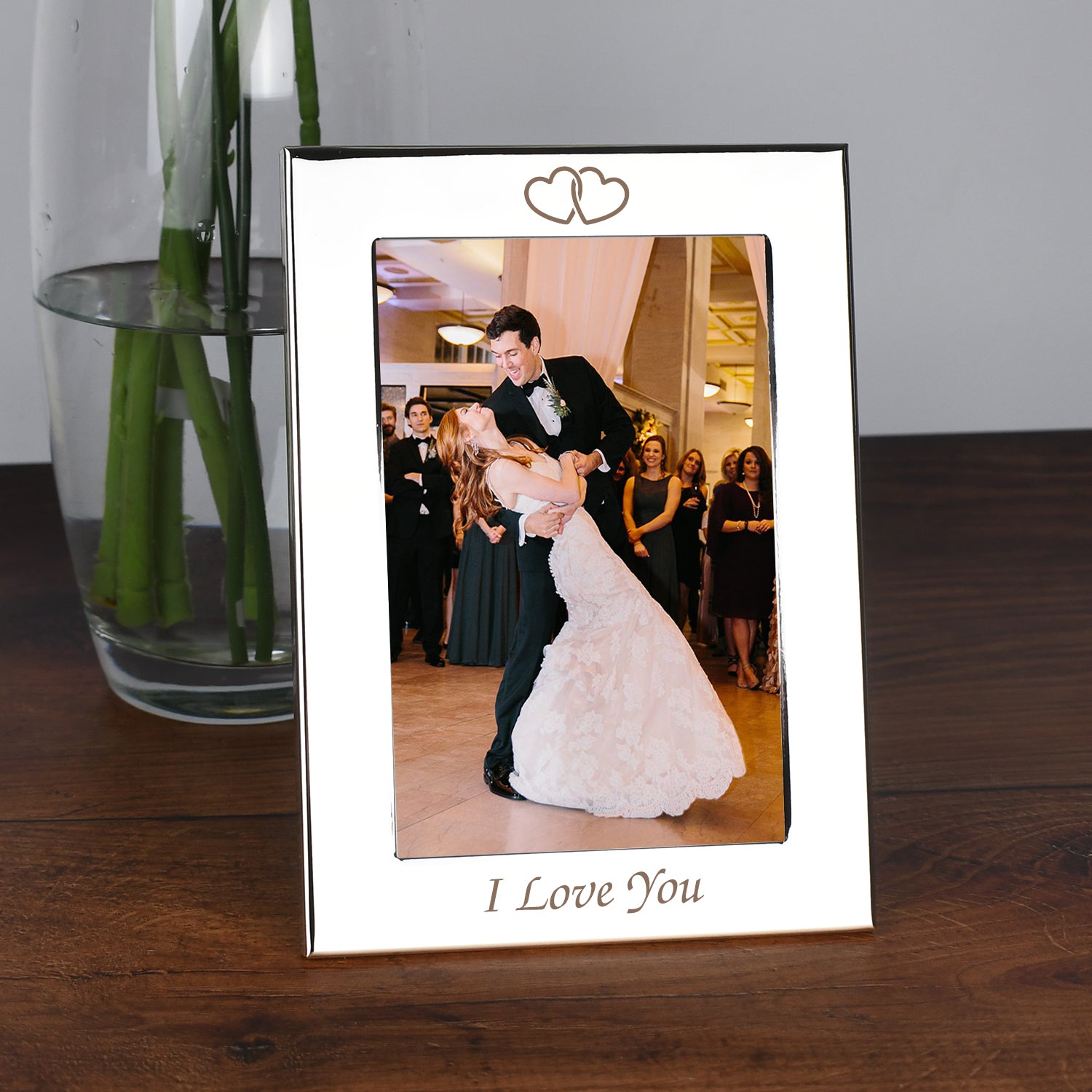 Silver 4x6 I Love You Photo Frame - Photo Frames