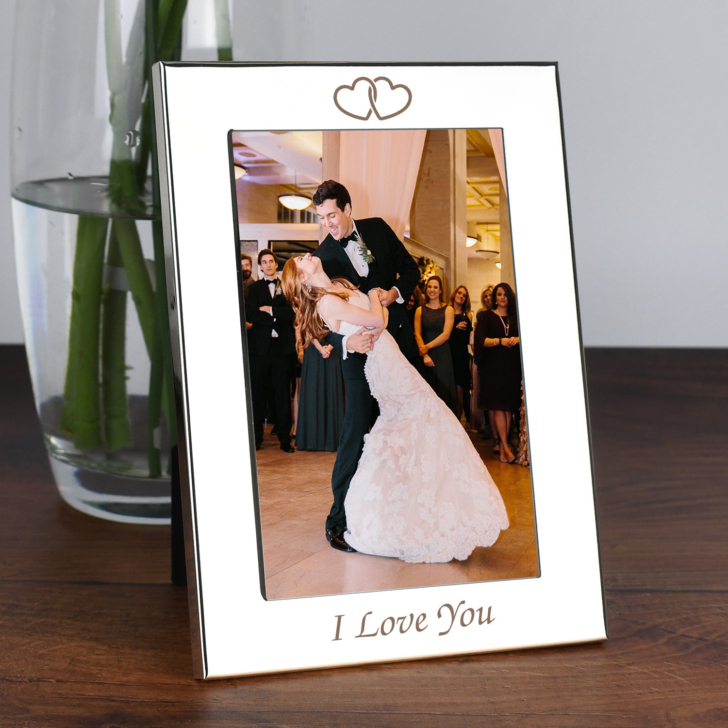 Silver 4x6 I Love You Photo Frame - Photo Frames