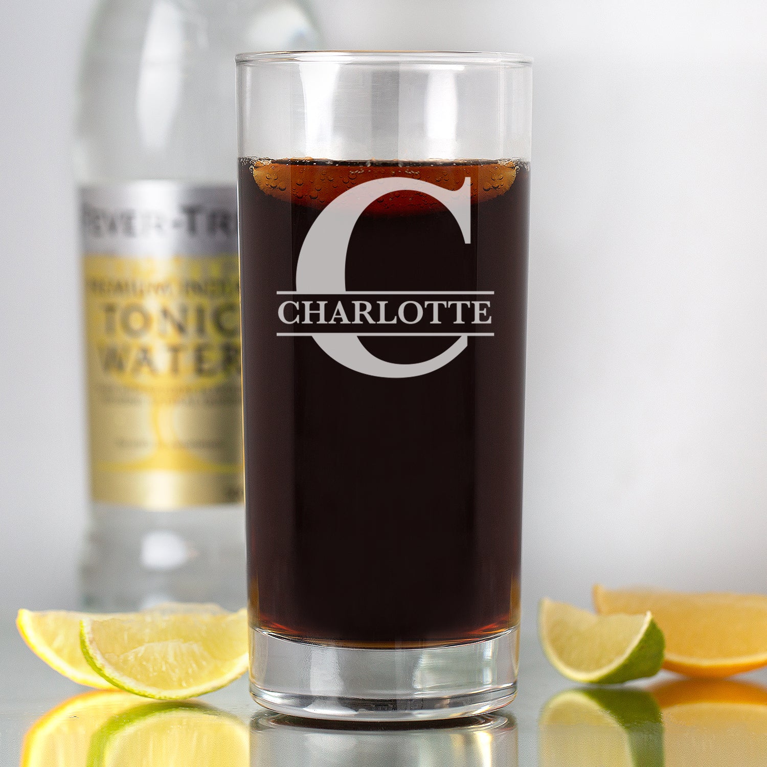 Personalised Initial & Name Hi Ball Glass - Hi Ball Glass