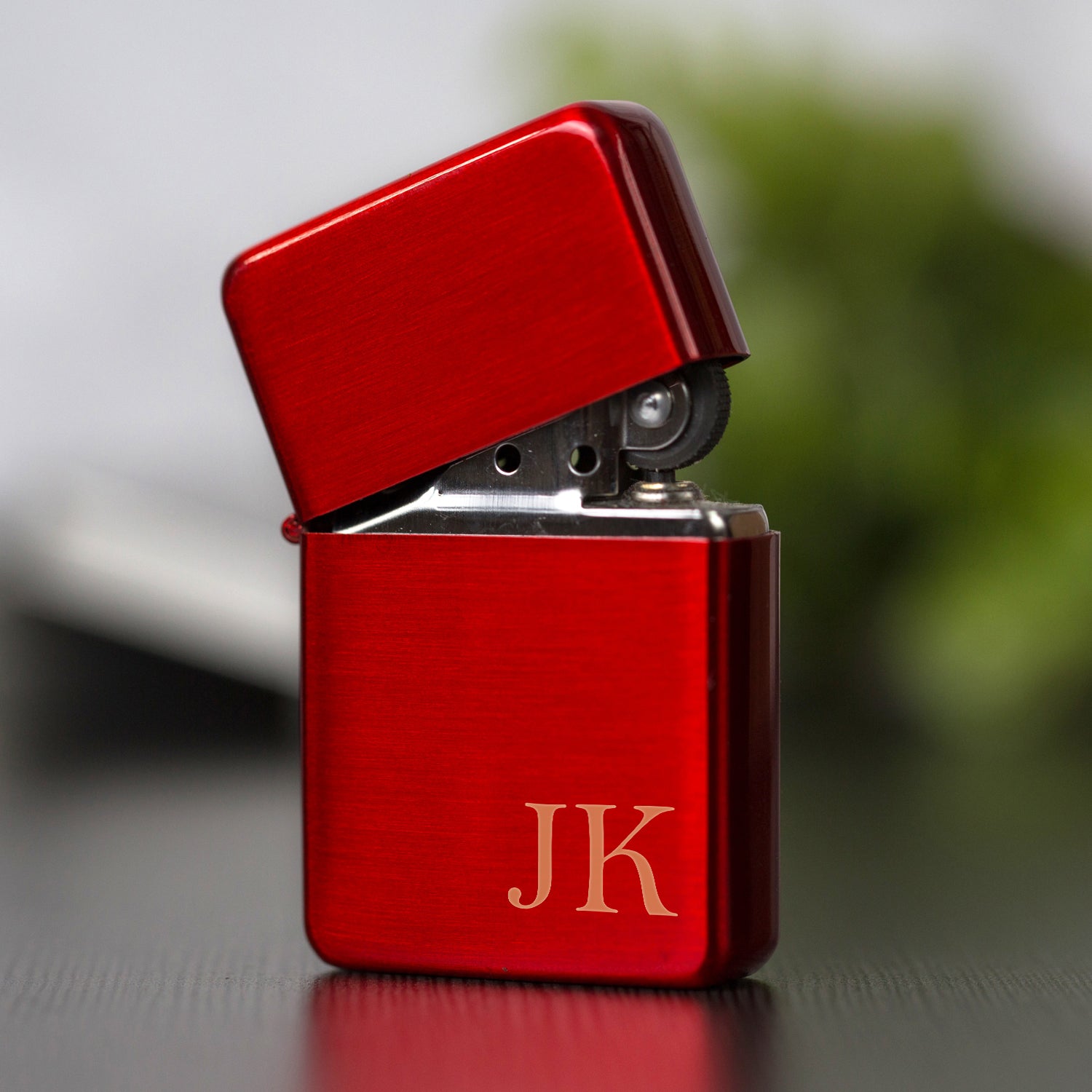 Personalised Initials Red Ice Lighter & Gift Box - Lighters