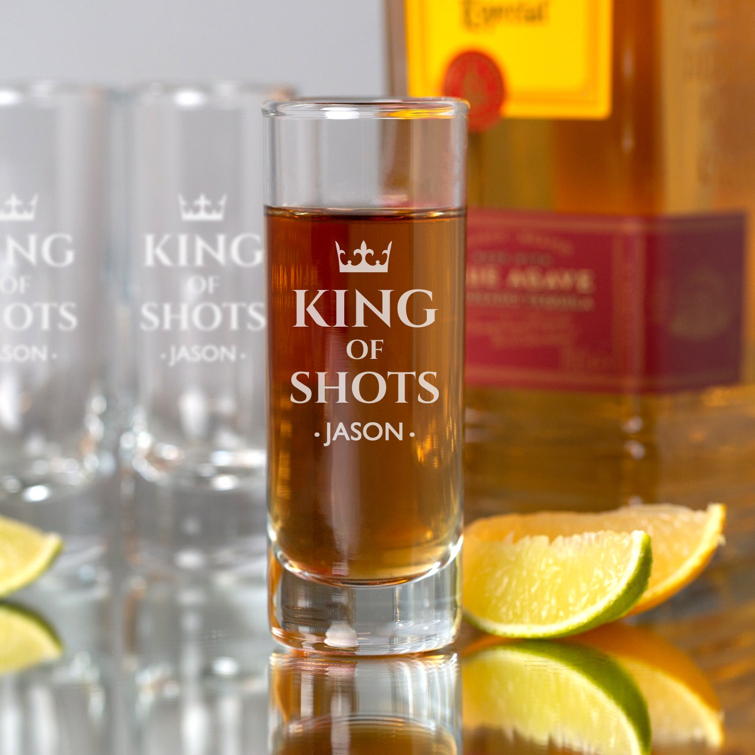 Personalised King Of Shots Shot Glass - Shot Glass