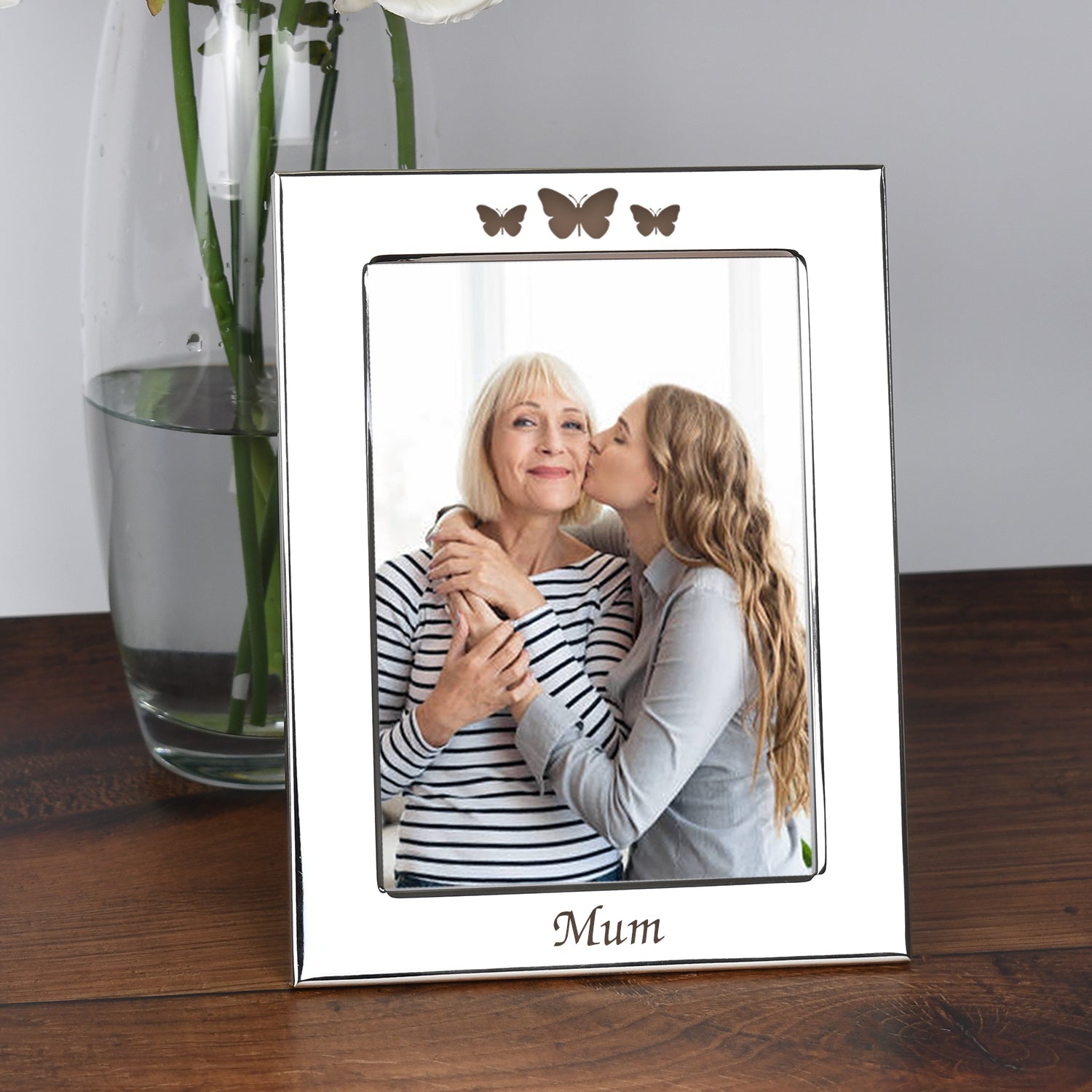 Silver 5x7 Mum Photo Frame - Photo Frames