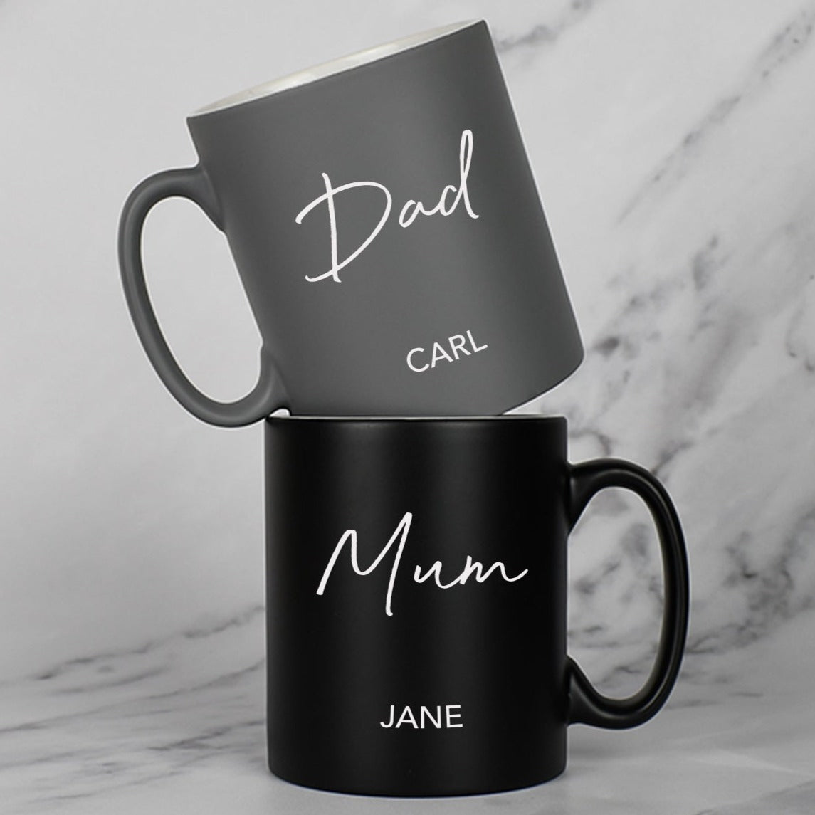 Personalised Mum & Dad Mug Set - Mugs