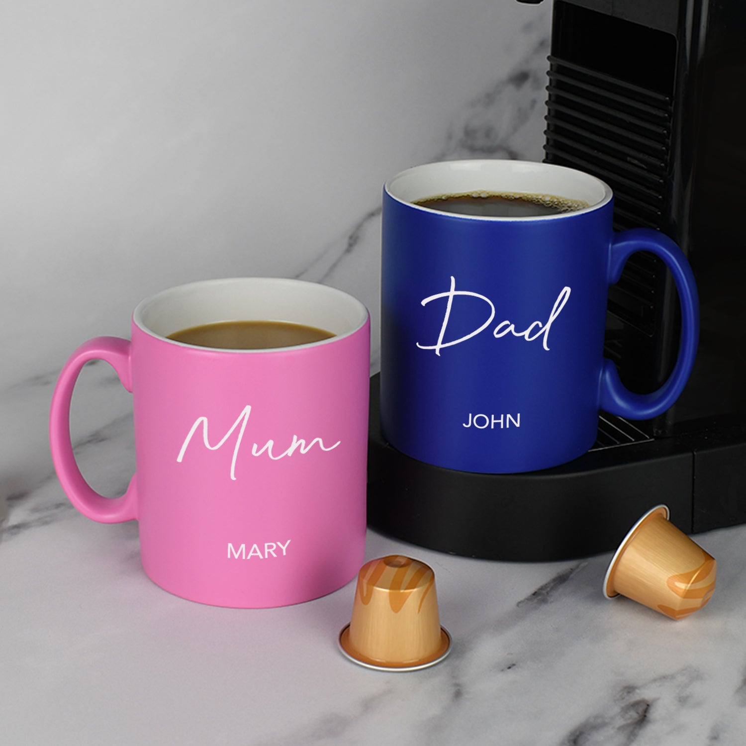 Personalised Mum & Dad Mug Set - Mugs