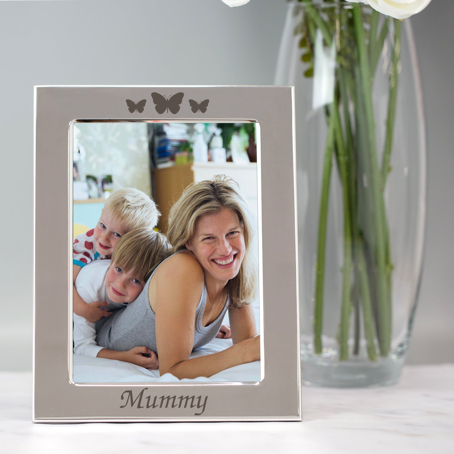 Silver 4x6 Mummy Photo Frame - Photo Frames