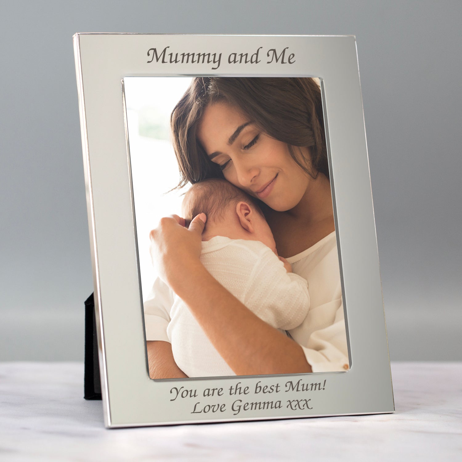Personalised Silver 5x7 Mummy And Me Photo Frame - Photo Frames