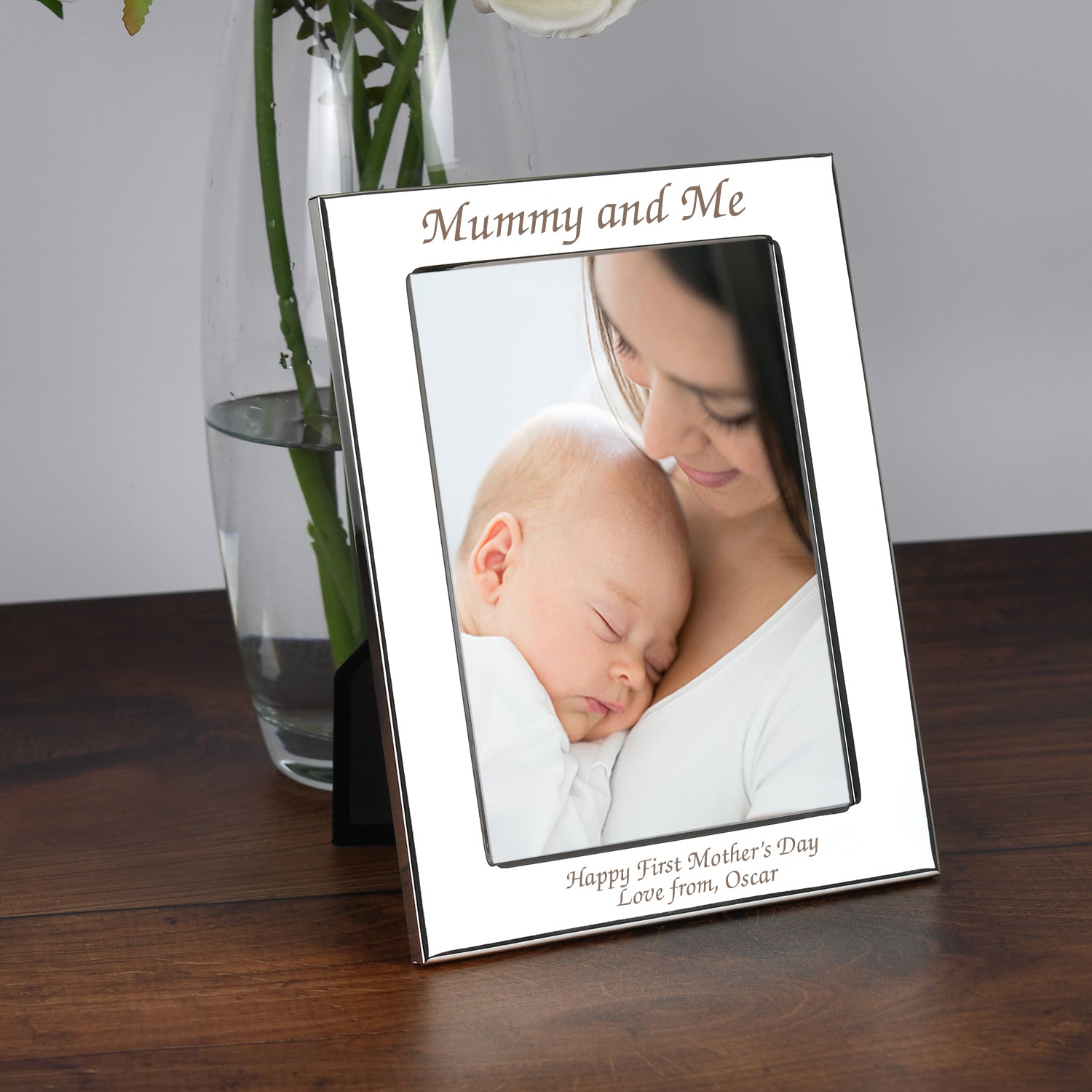 Personalised Silver 5x7 Mummy And Me Photo Frame - Photo Frames