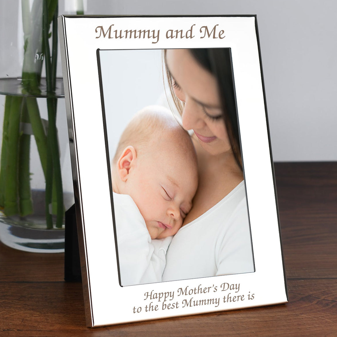Personalised Silver 4x6 Mummy And Me Photo Frame - Photo Frames