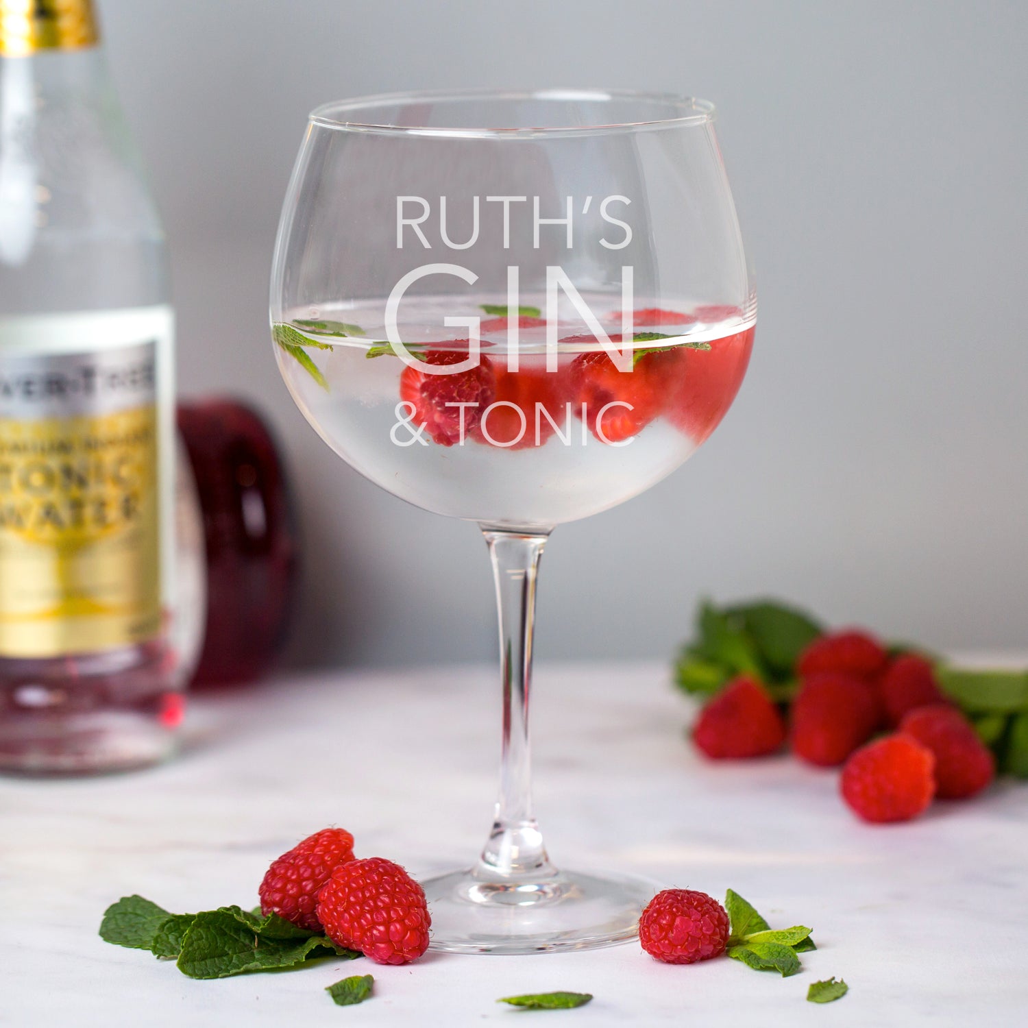 Personalised Gin & Tonic Balloon Glass - Balloon Glass
