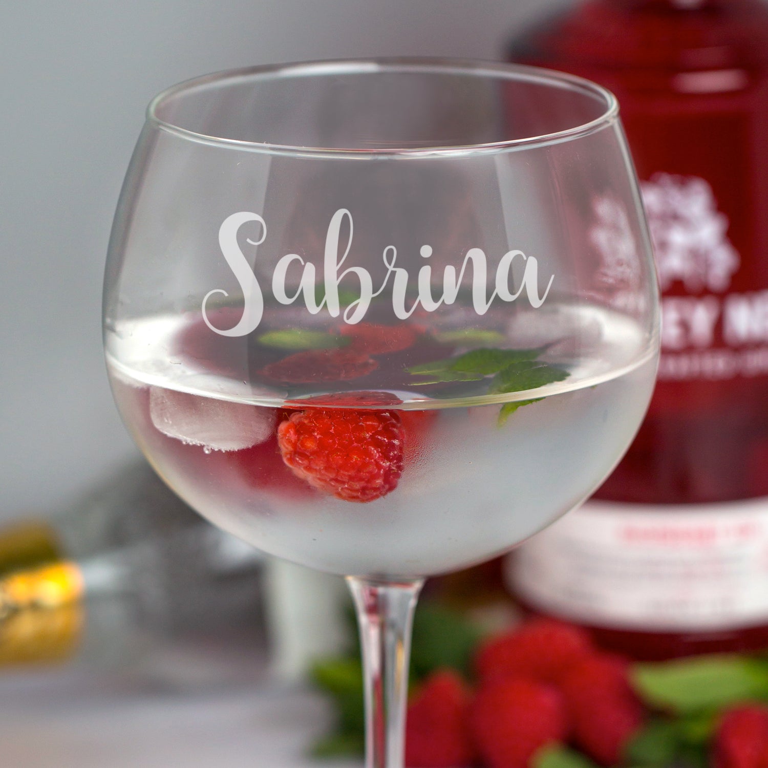 Personalised Name Balloon Gin Glass - Balloon Glass