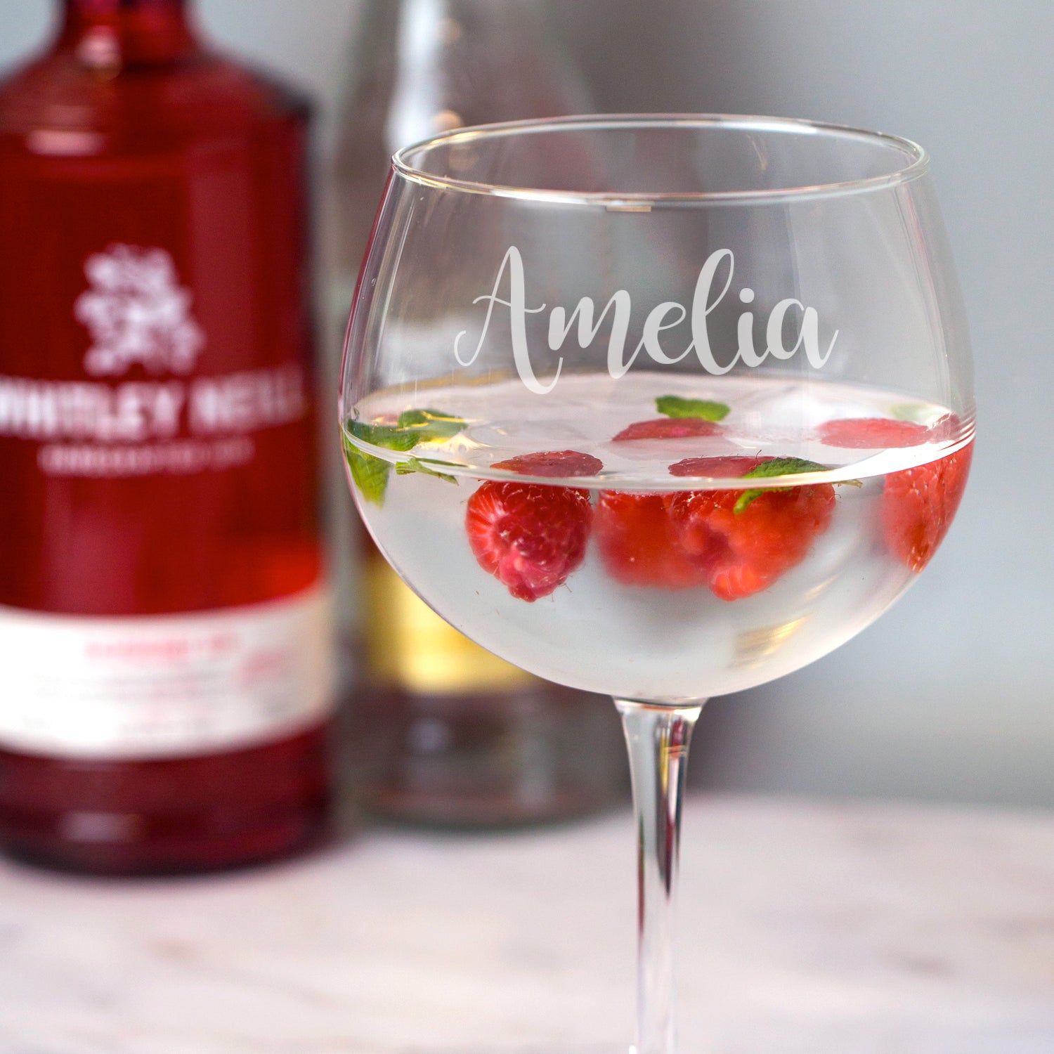 Personalised Name Balloon Gin Glass - Balloon Glass