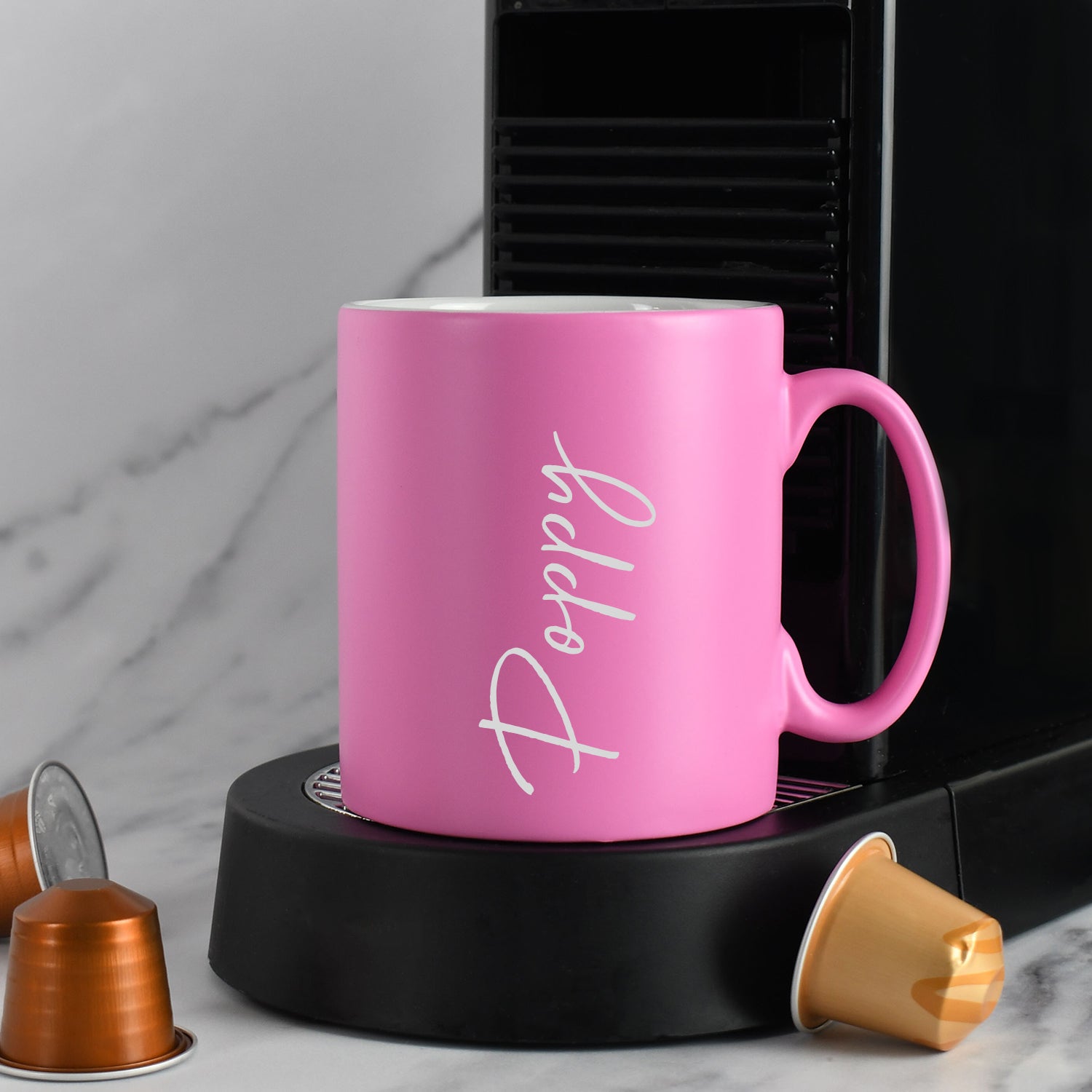 Personalised Large Name Mug - Pink - Mugs