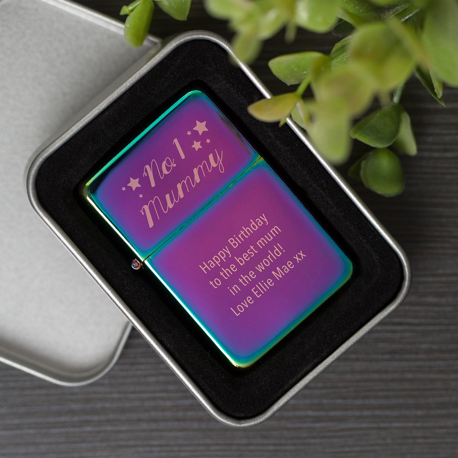 Personalised No.1 Mummy Rainbow Lighter & Gift Box - Lighters