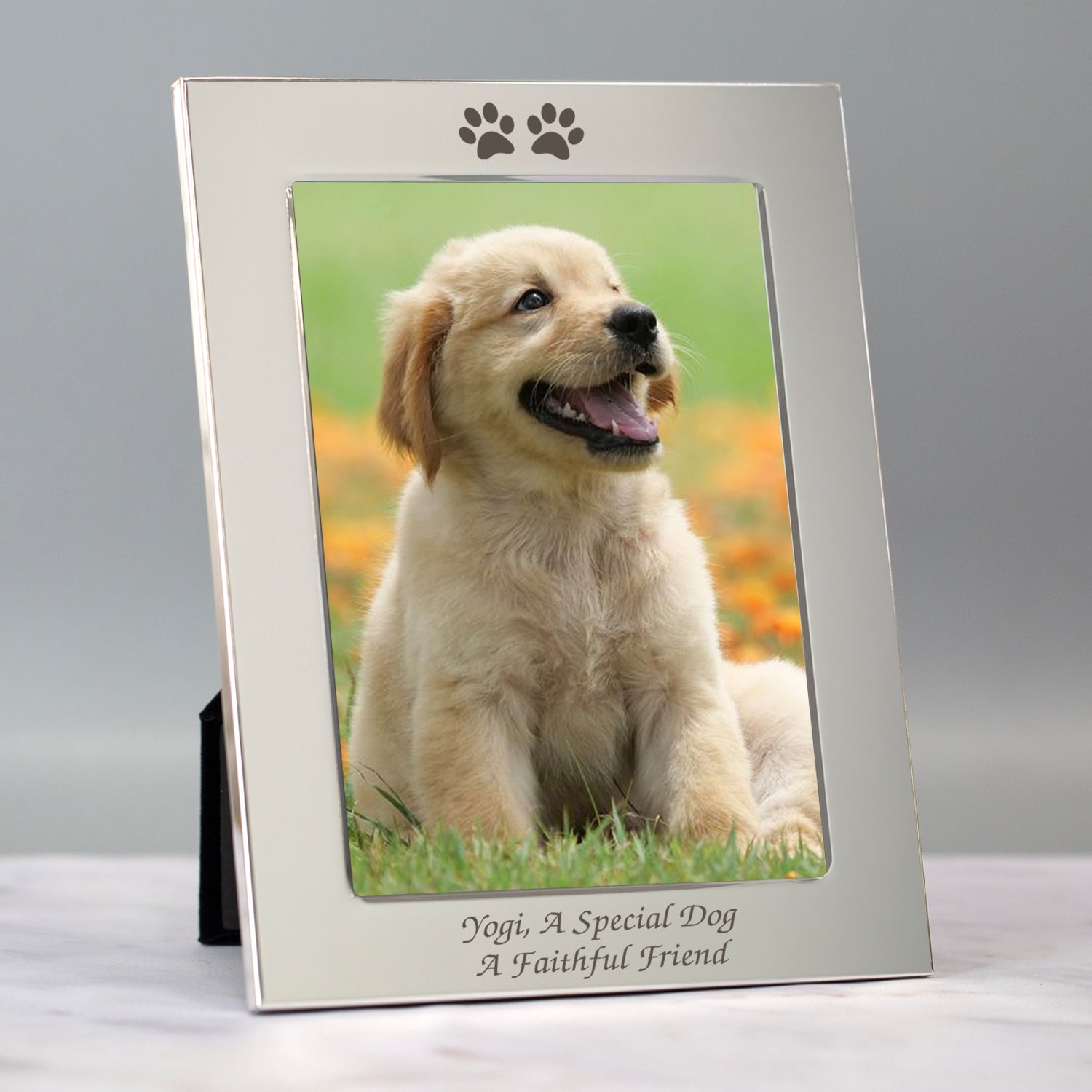Personalised Paw Prints 5x7 Photo Frame - Photo Frames