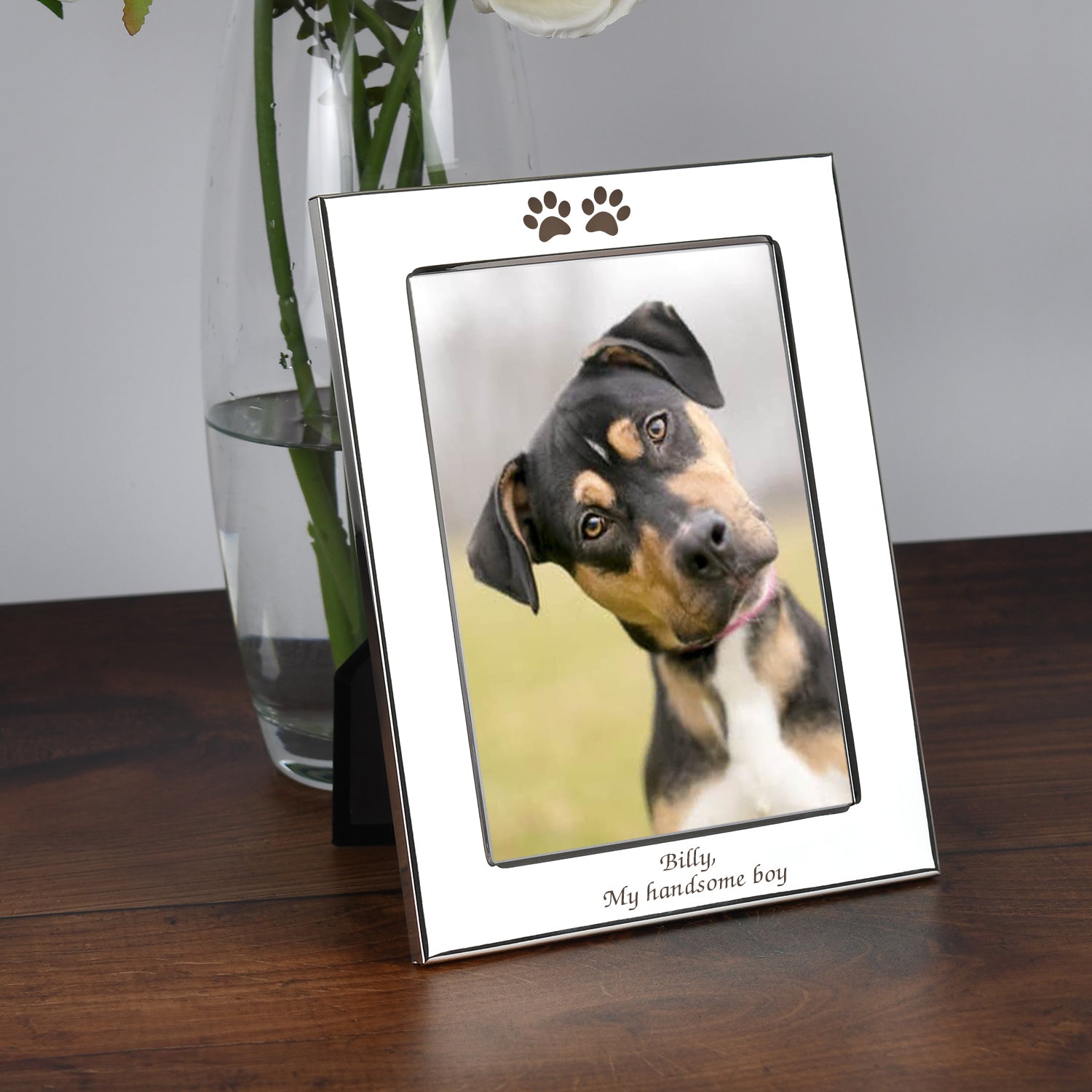 Personalised Paw Prints 5x7 Photo Frame - Photo Frames