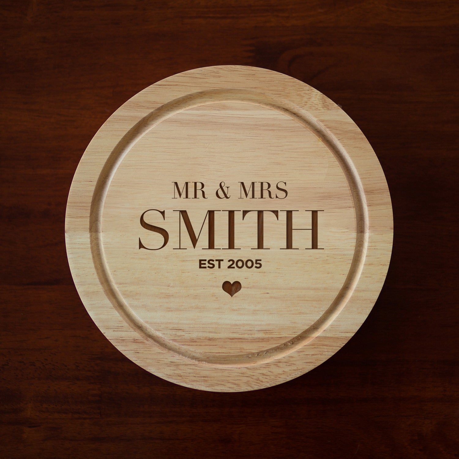 Personalised Mr & Mrs Cheese Board And Knives Set - Cheeseboard Sets