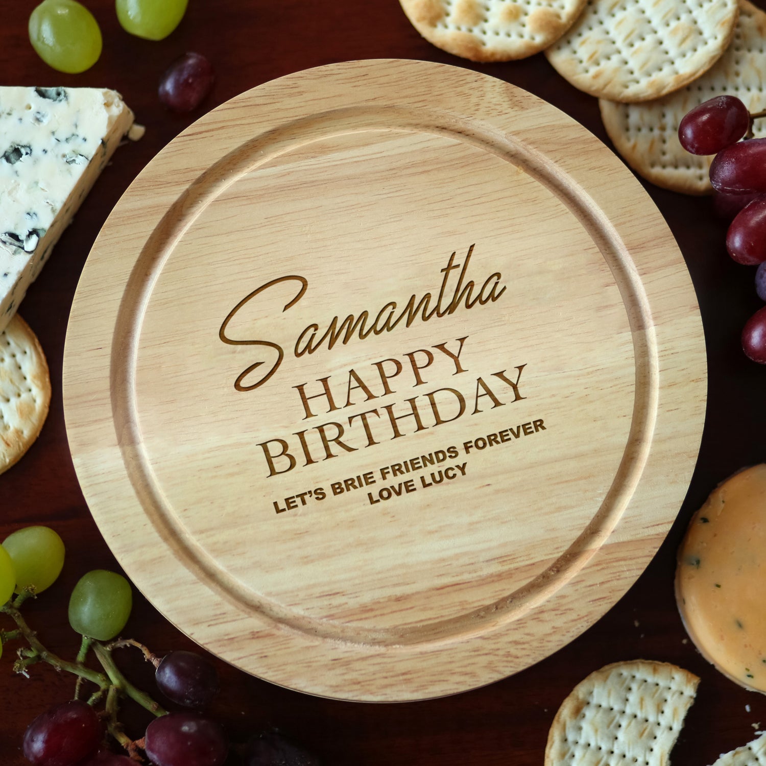 Personalised Birthday Cheese Board And Knives Set - Cheeseboard Sets