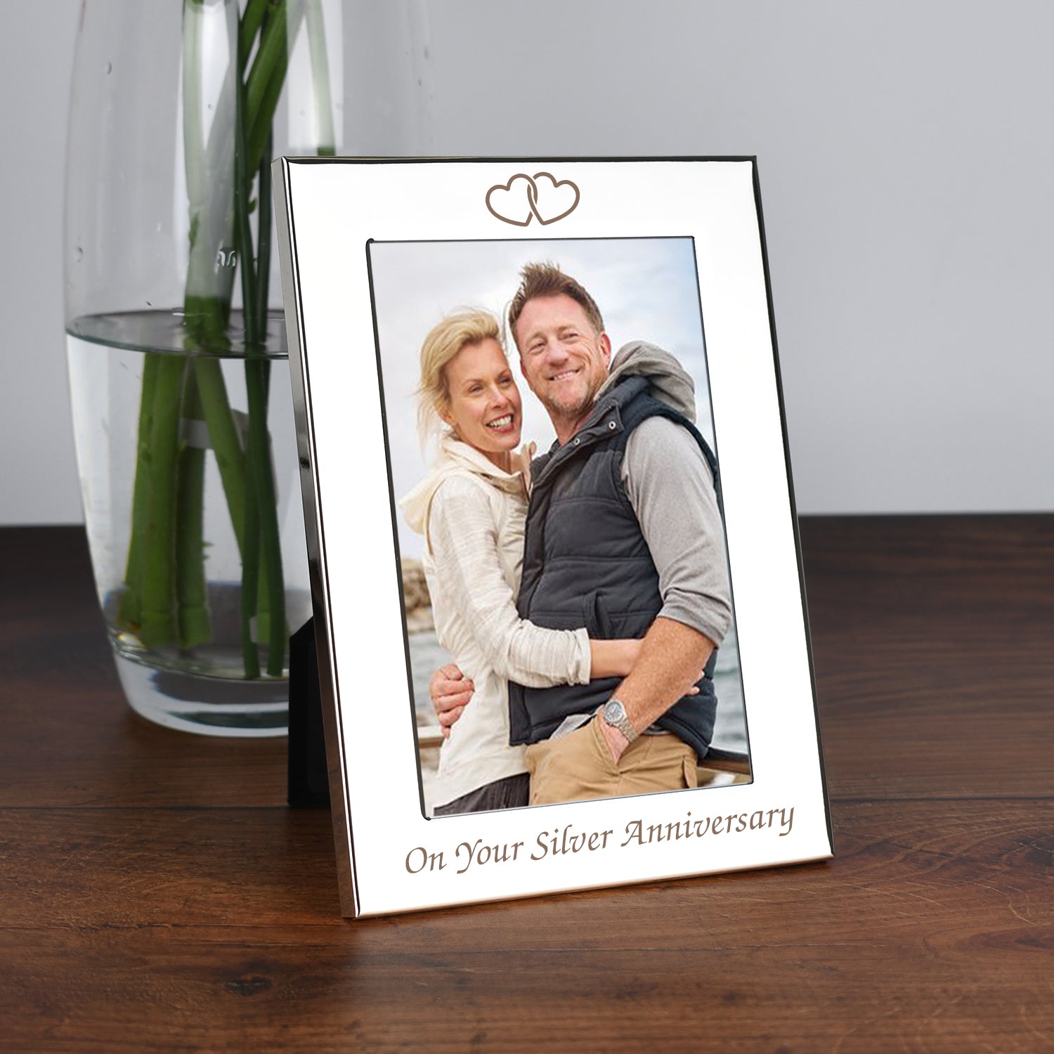 Silver 4x6 On Your Silver Wedding Anniversary Photo Frame - Photo Frames