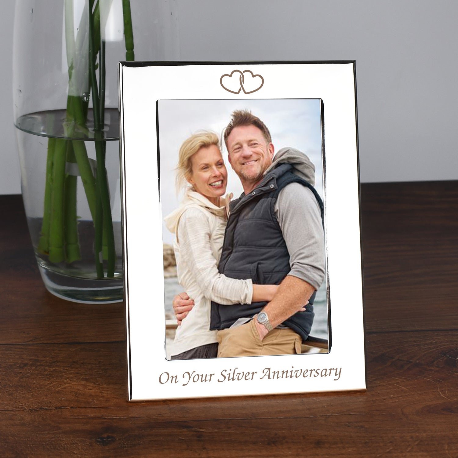 Silver 4x6 On Your Silver Wedding Anniversary Photo Frame - Photo Frames