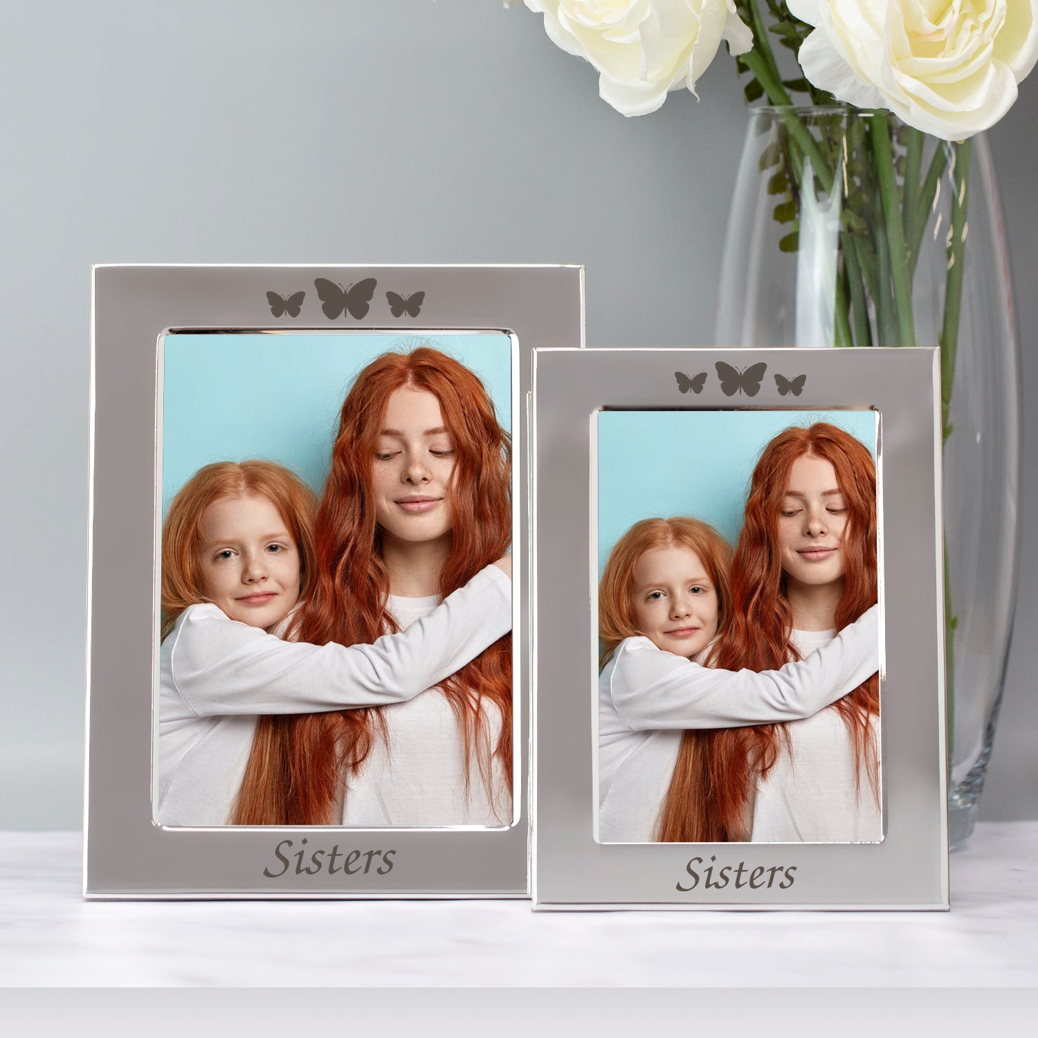 Silver 5x7 Sisters Photo Frame - Photo Frames