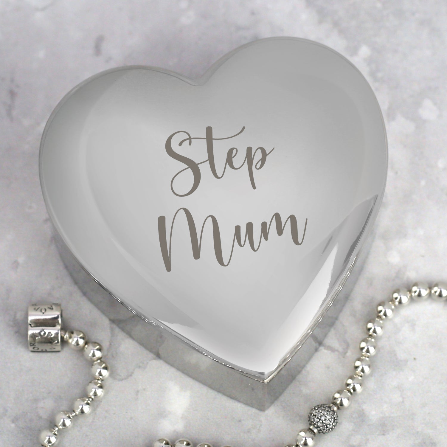 Step Mum Heart Trinket Box - Trinket Box