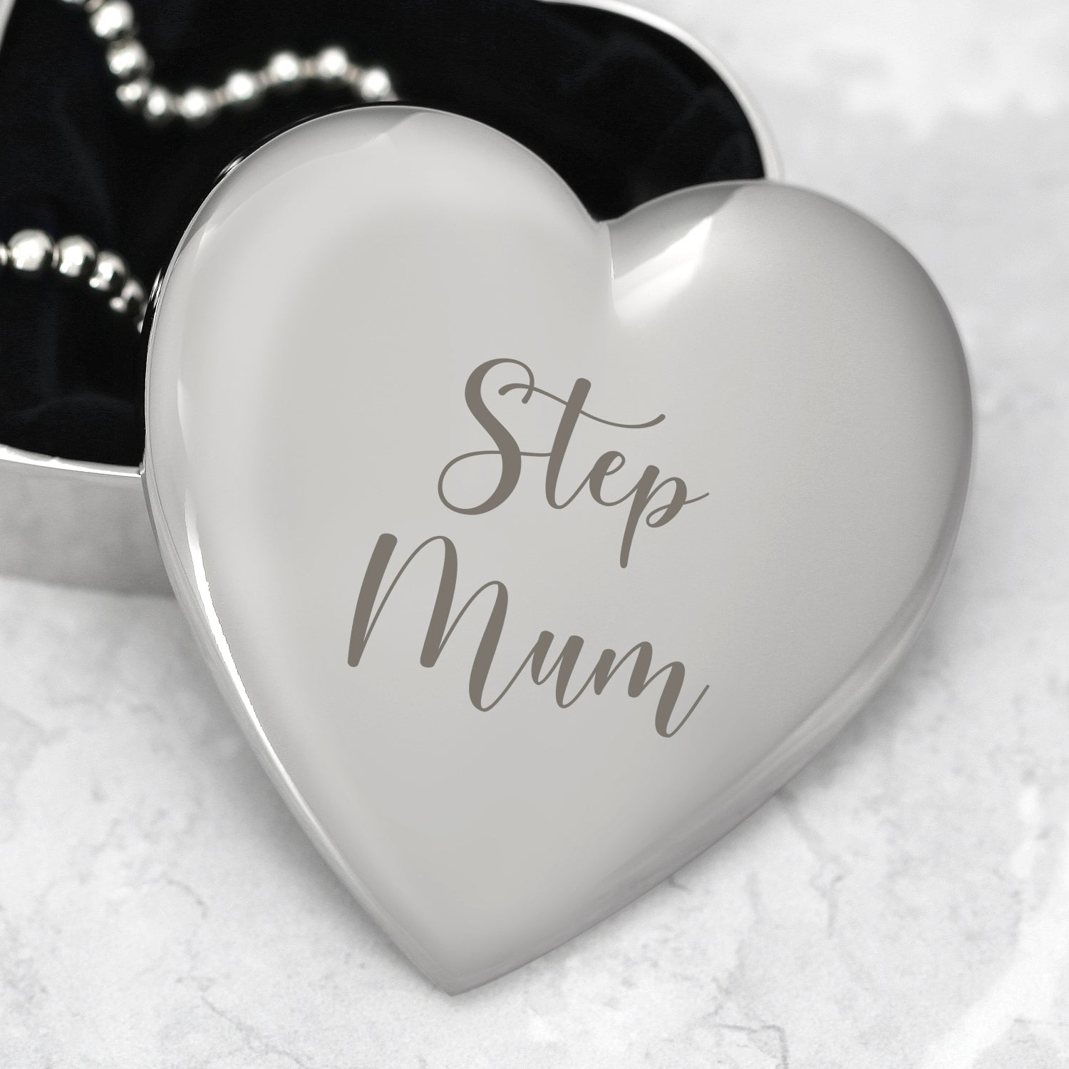 Step Mum Heart Trinket Box - Trinket Box