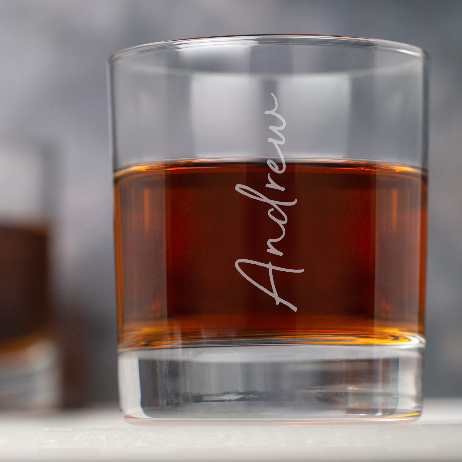 Personalised Large Name Glass Tumbler - Glass Tumblers