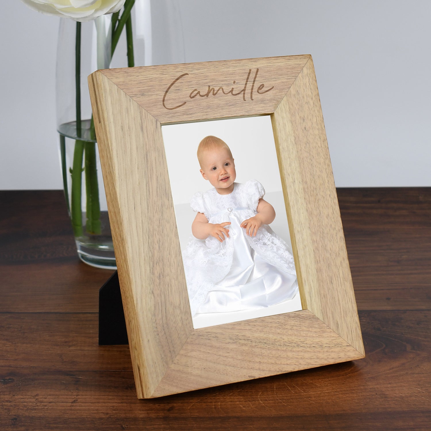 Personalised Wooden 4x6 Large Name Frame - Photo Frames