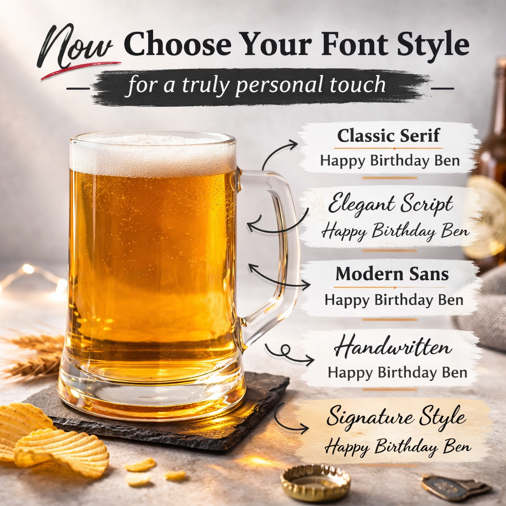 The Personalised Glassware Guide: Which Glass for Which Drink
